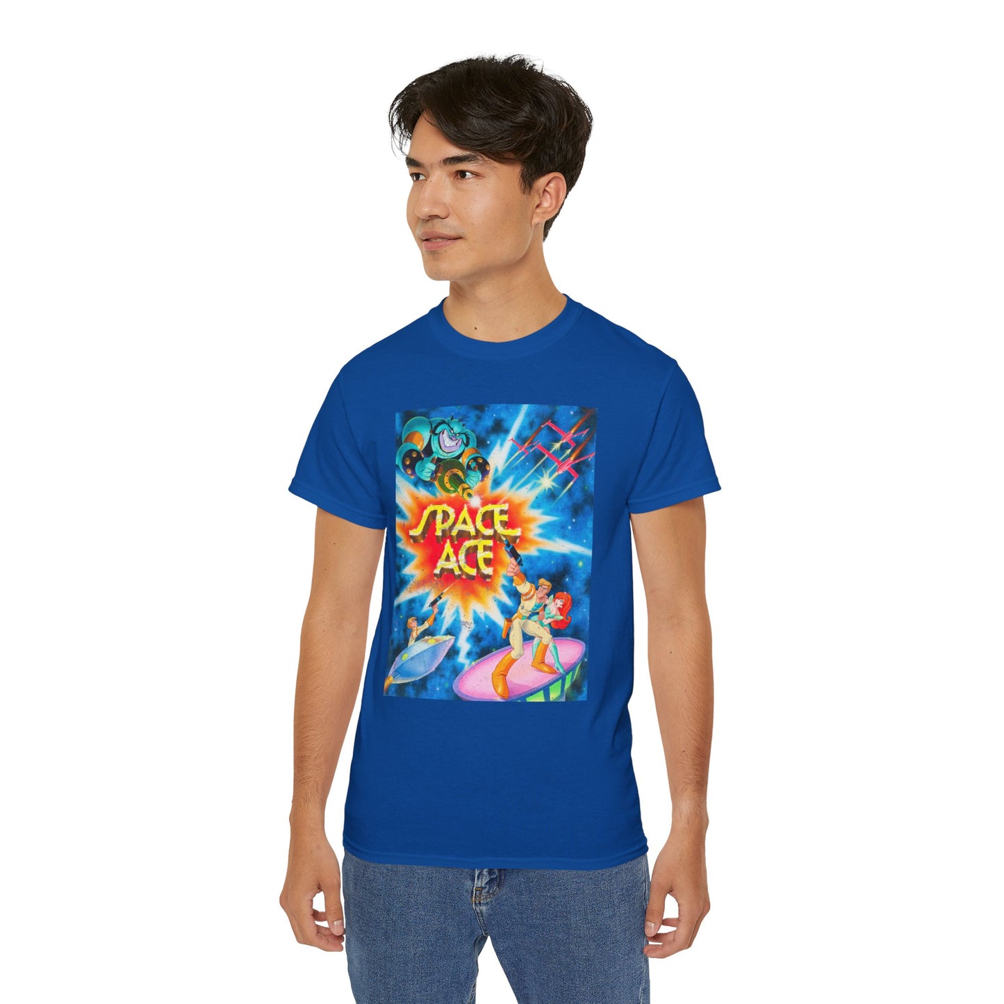 Space Ace, Kimberly & Commander Borf ’80s Arcade Cabinet Classic Unisex Tee
