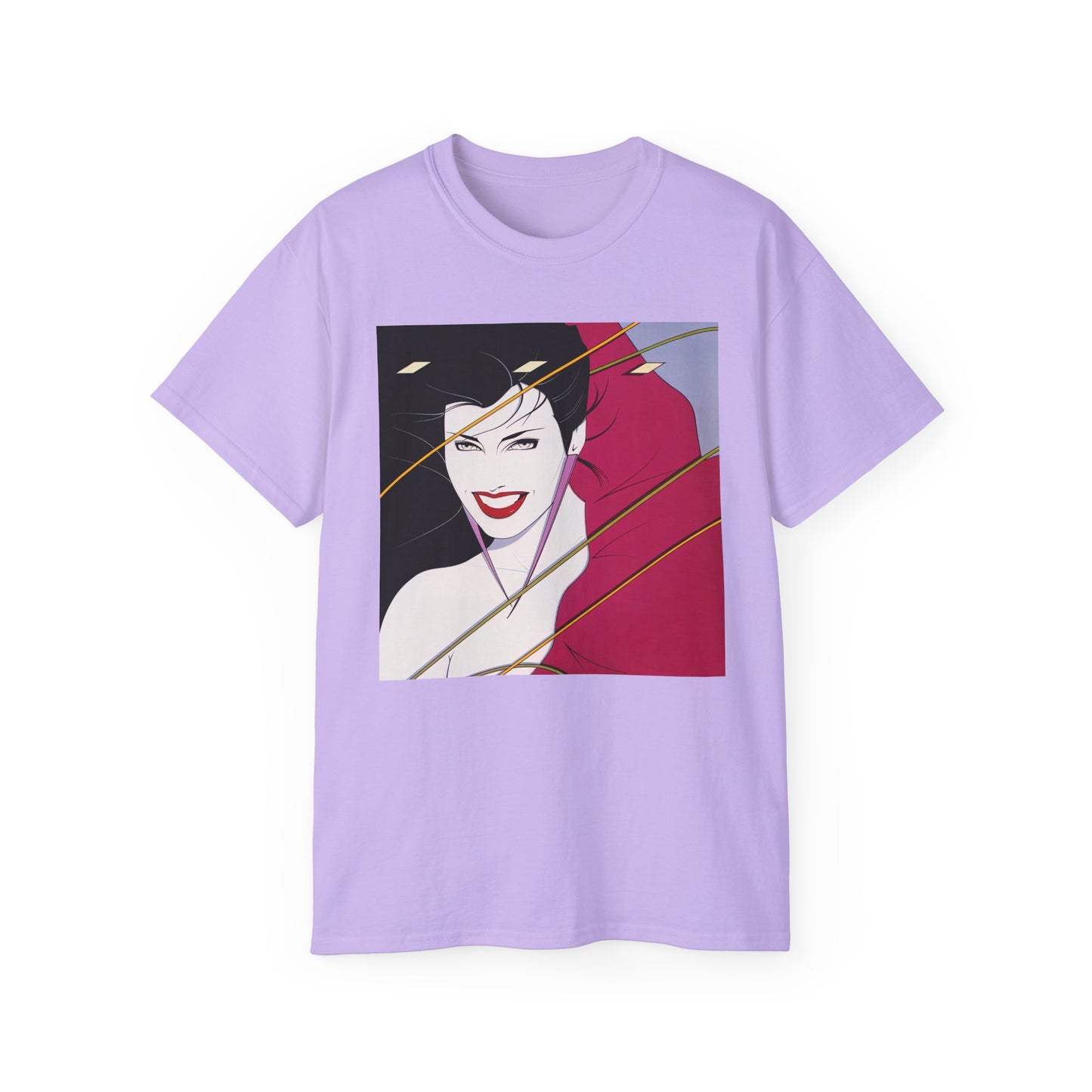 Rock-Inspired Opus 80s New Wave Glam Pop Art Cover Portrait Unisex Tee