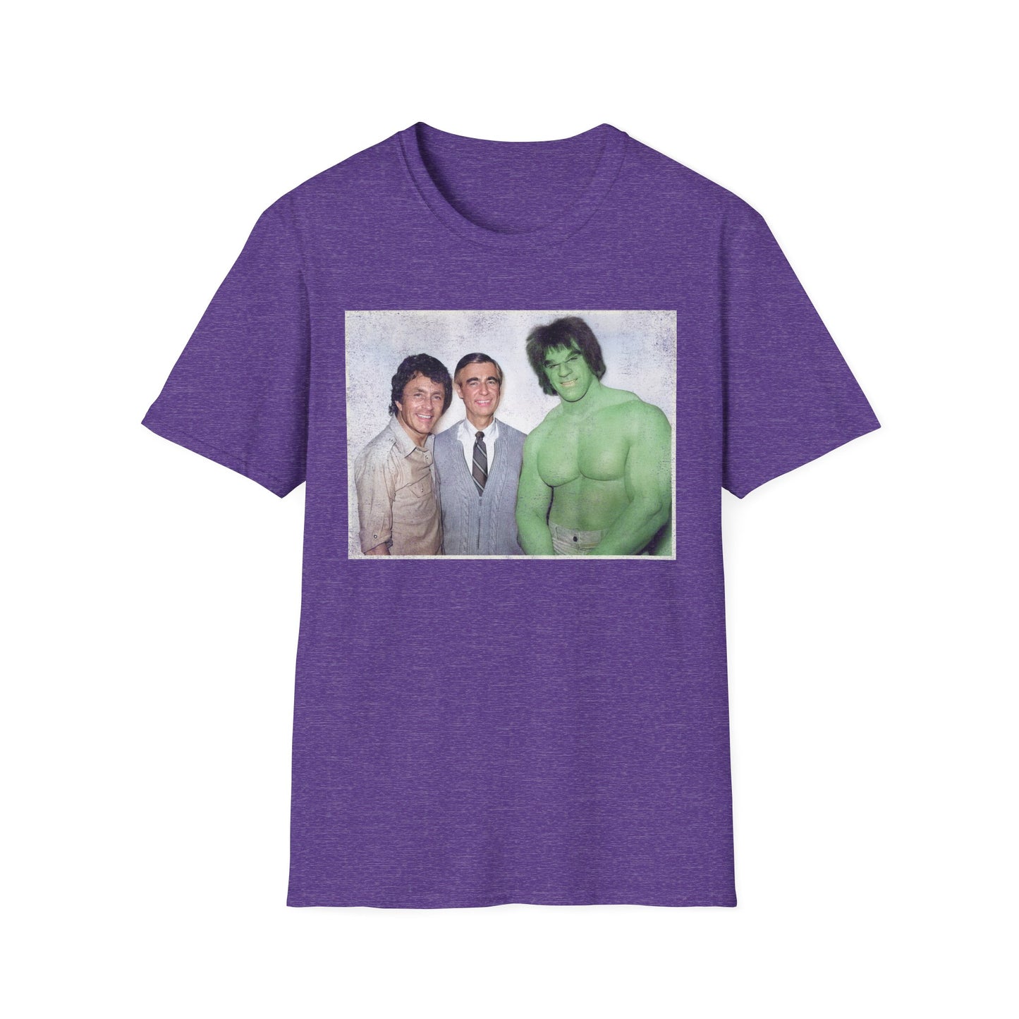Kind Neighbor & The Green Giant 70s TV Legends Retro Distressed Unisex Softstyle T-Shirt
