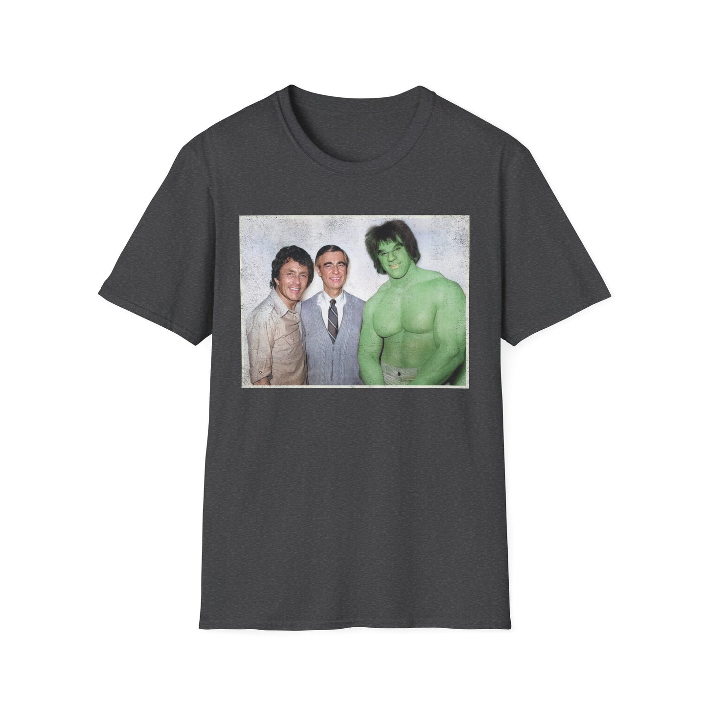 Kind Neighbor & The Green Giant 70s TV Legends Retro Distressed Unisex Softstyle T-Shirt