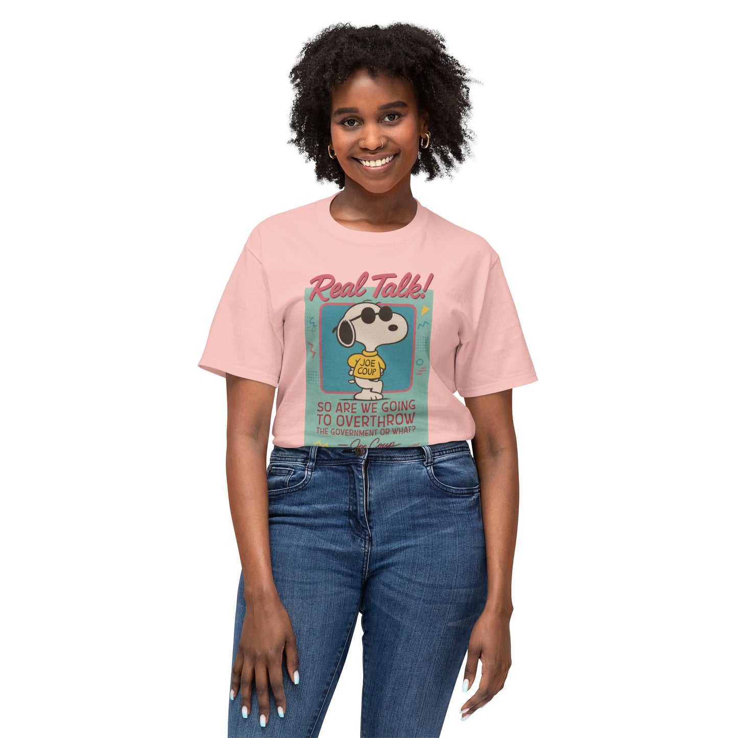 Joe Coup Funny Cartoon Beagle Meme Political Humor T-Shirt