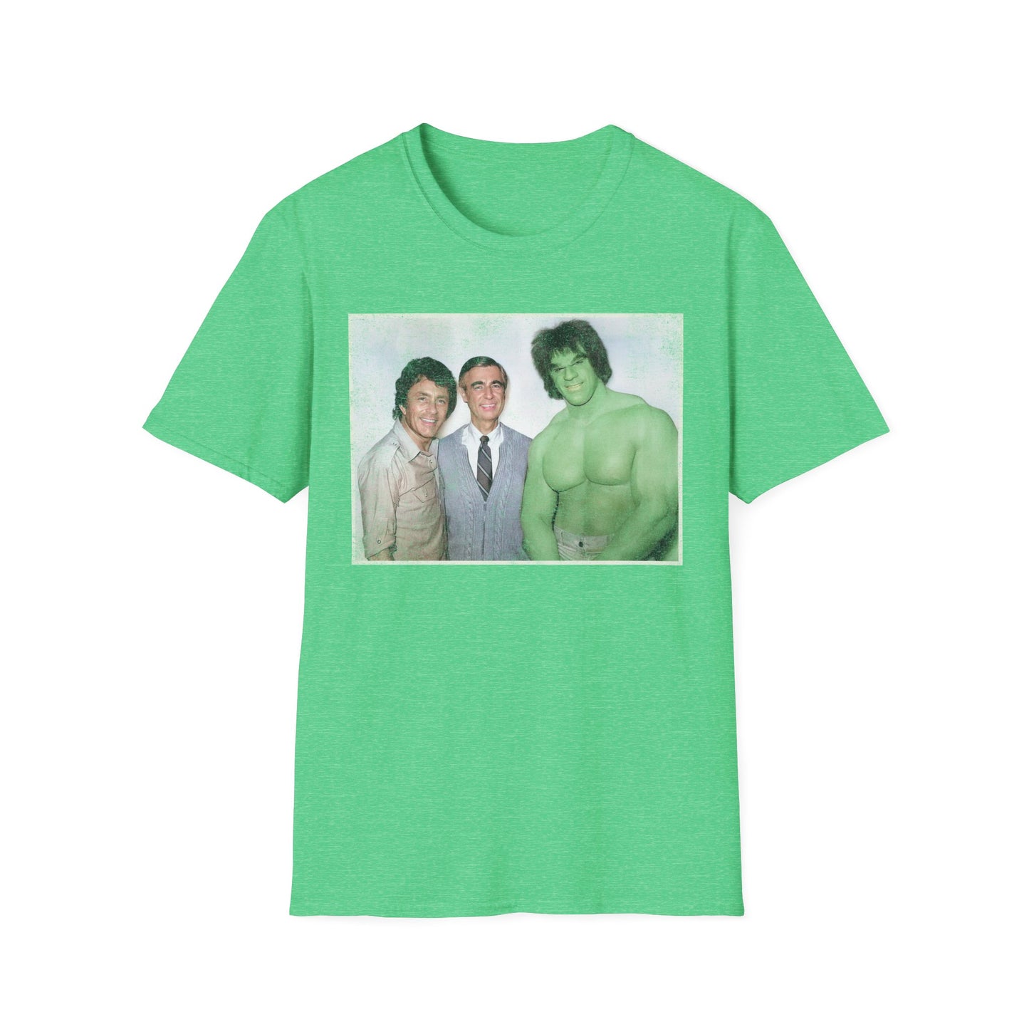 Kind Neighbor & The Green Giant 70s TV Legends Retro Distressed Unisex Softstyle T-Shirt
