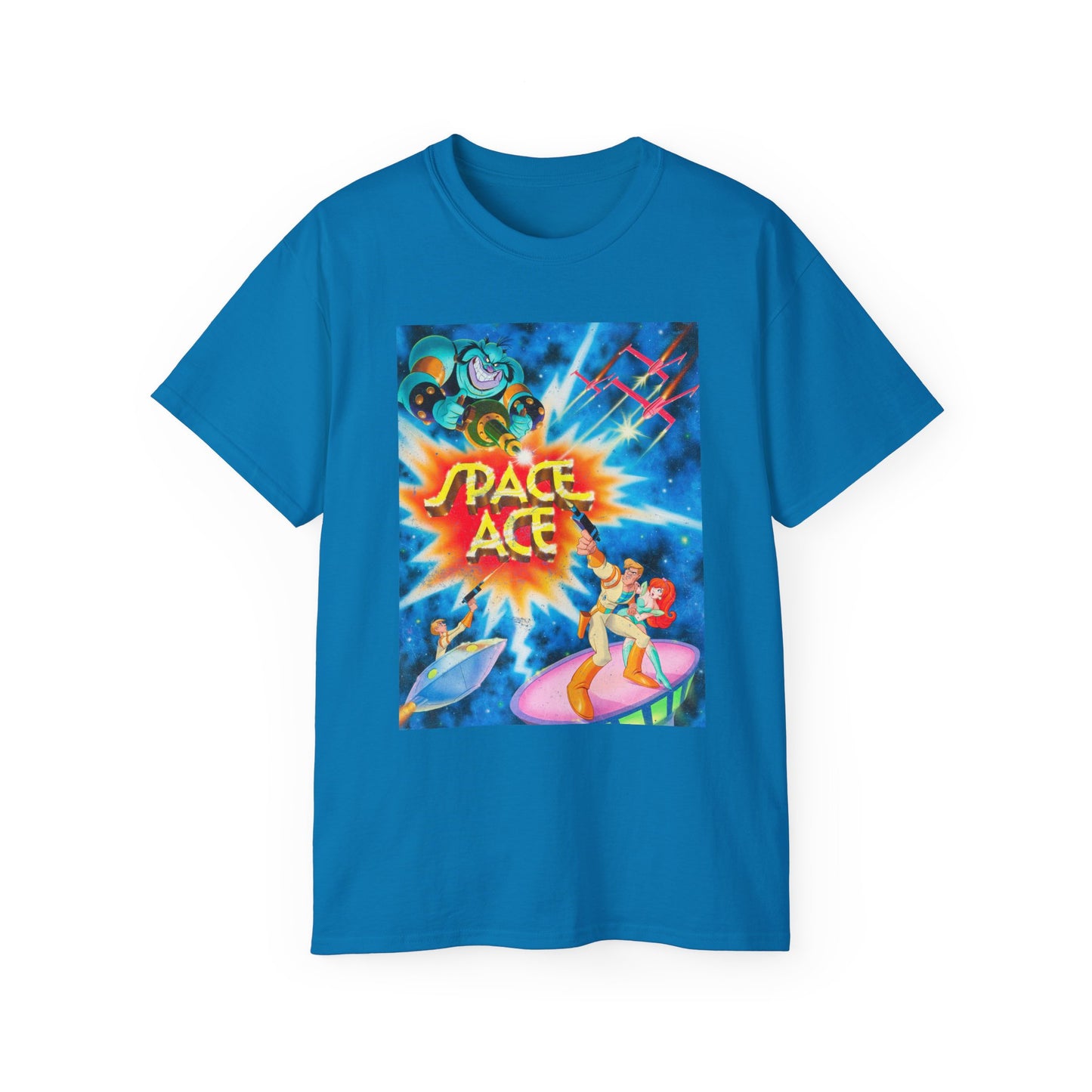 Space Ace, Kimberly & Commander Borf ’80s Arcade Cabinet Classic Unisex Tee