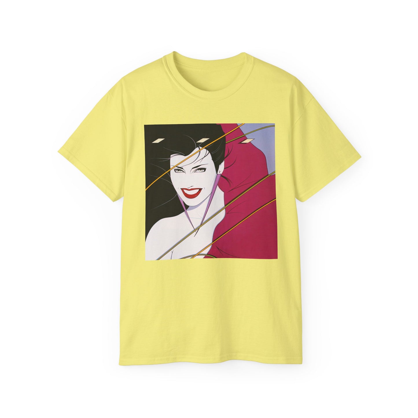 Rock-Inspired Opus 80s New Wave Glam Pop Art Cover Portrait Unisex Tee