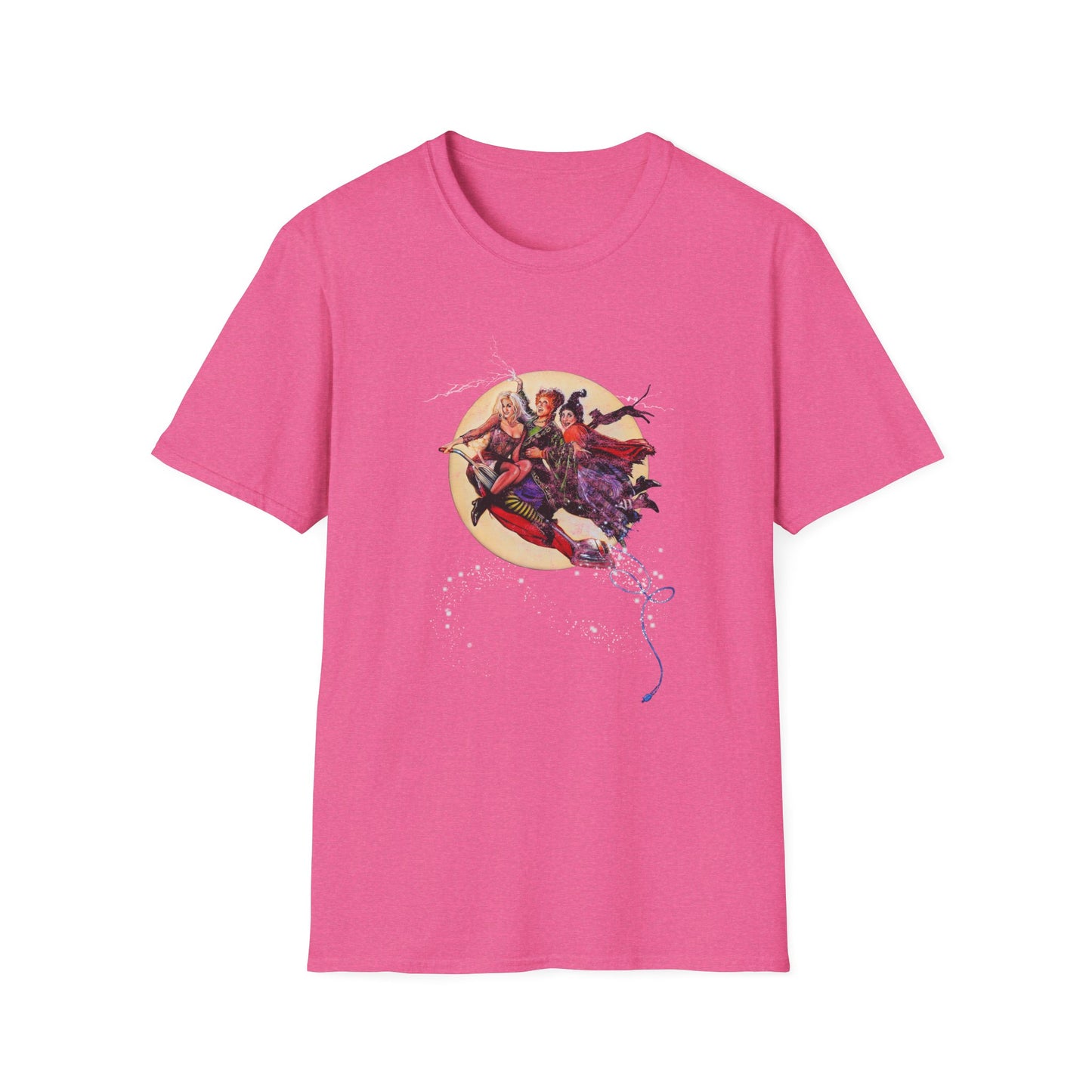 Moon Witches Distressed Unisex Softstyle T-Shirt