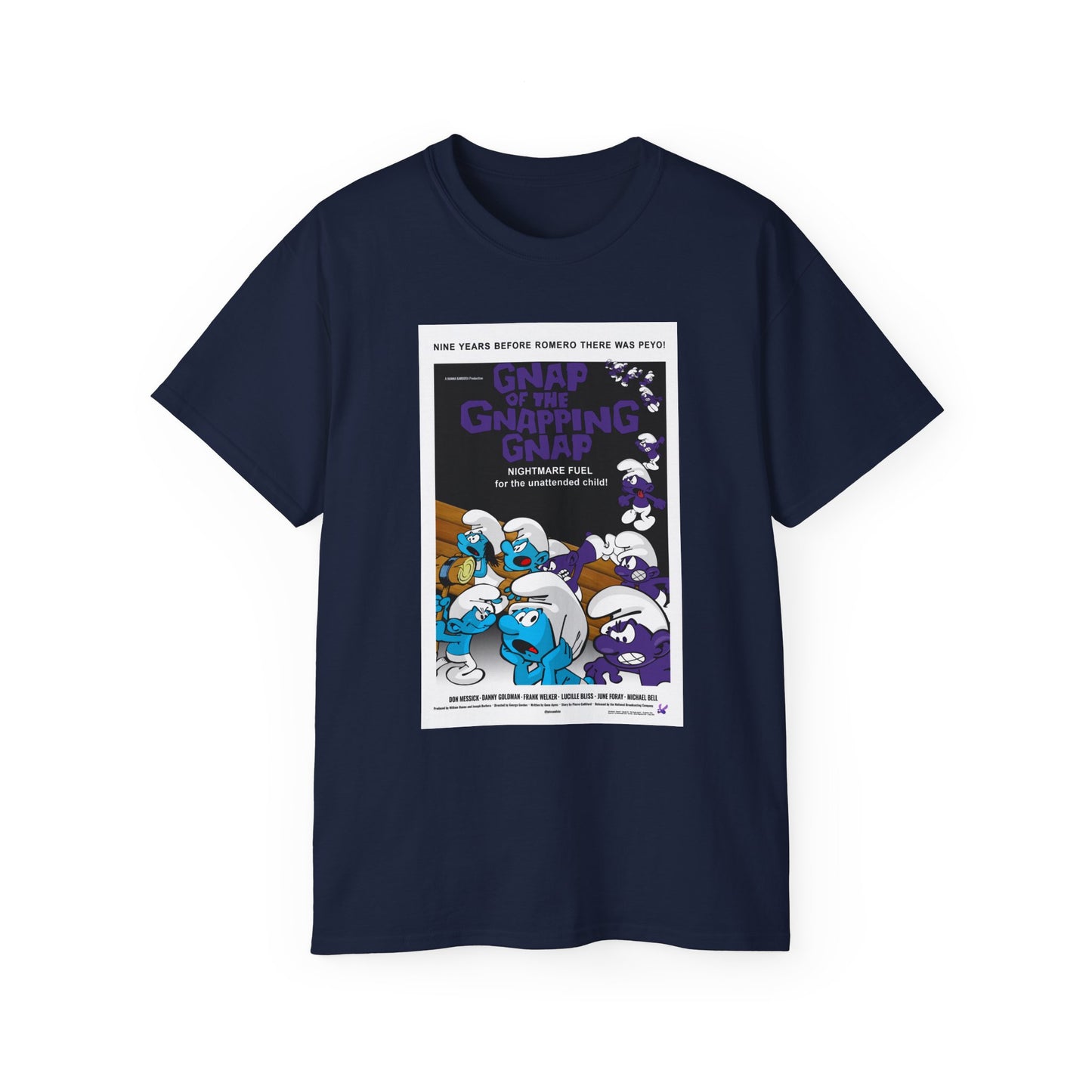 GNAP OF THE GNAPPING GNAP x Night of the Living Dead Poster (Full Color) Unisex Ultra Cotton Tee