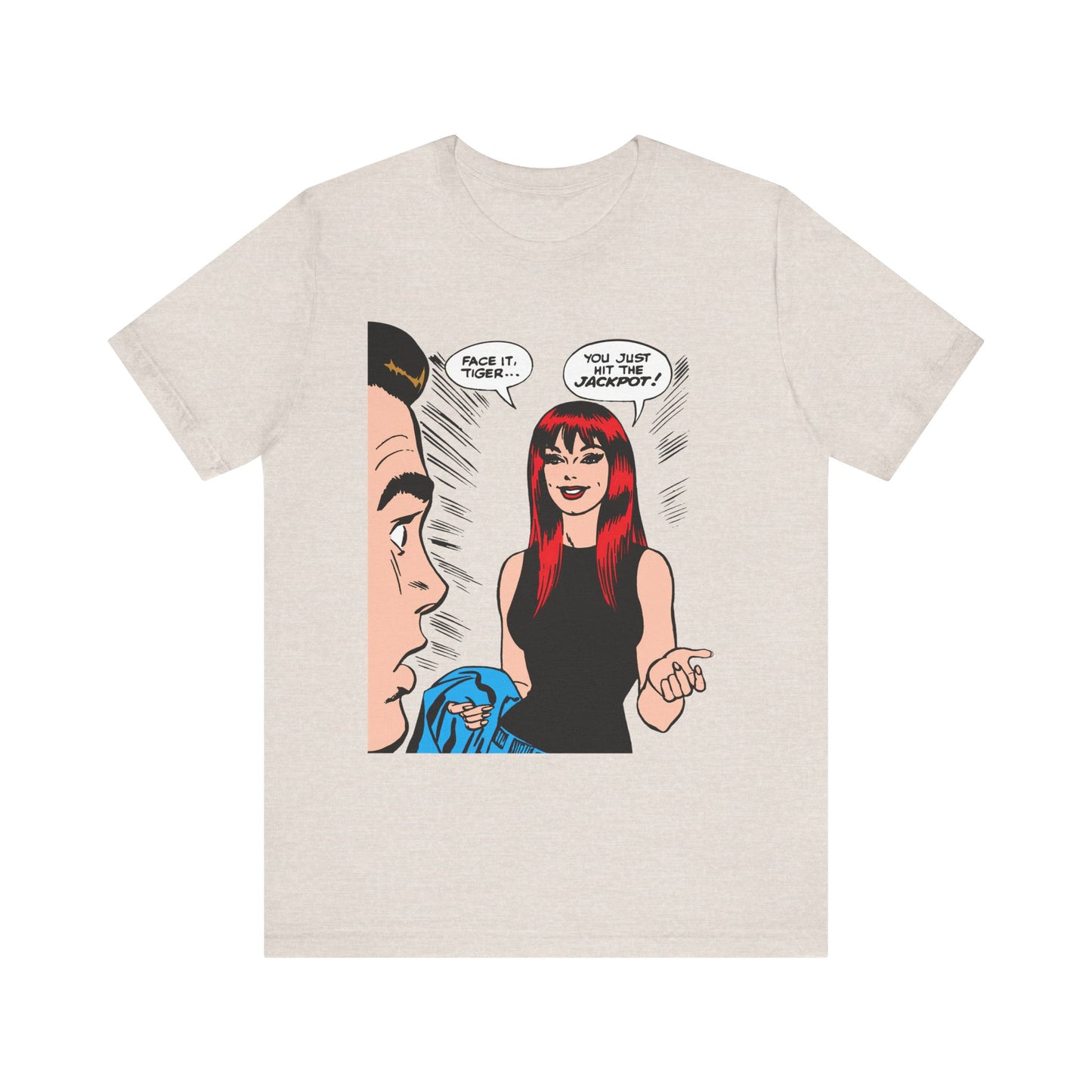 Face It, Tiger... Pop Art Color Panel Unisex Jersey Tee