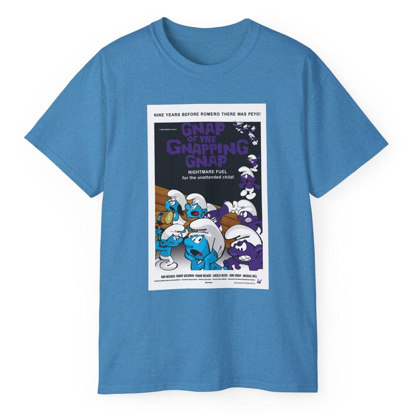 GNAP OF THE GNAPPING GNAP x Night of the Living Dead Poster (Full Color) Unisex Ultra Cotton Tee