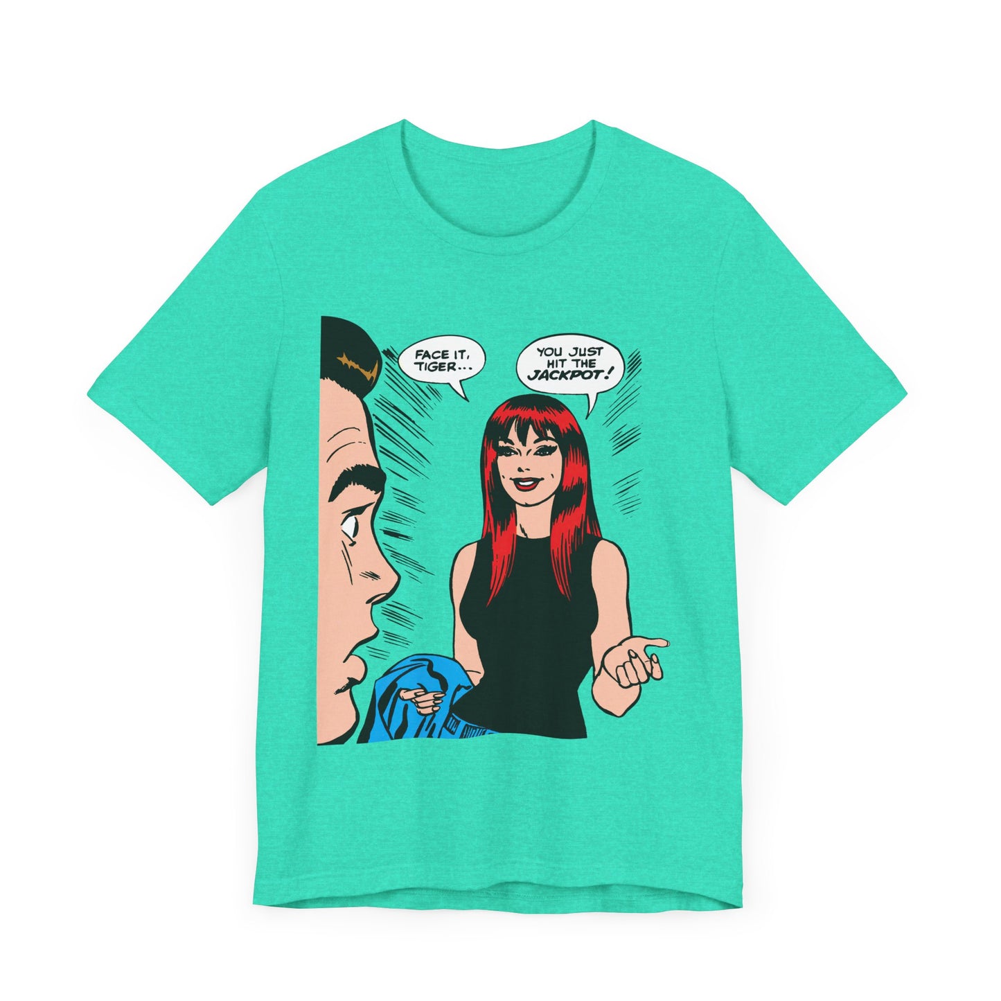 Face It, Tiger... Pop Art Color Panel Unisex Jersey Tee