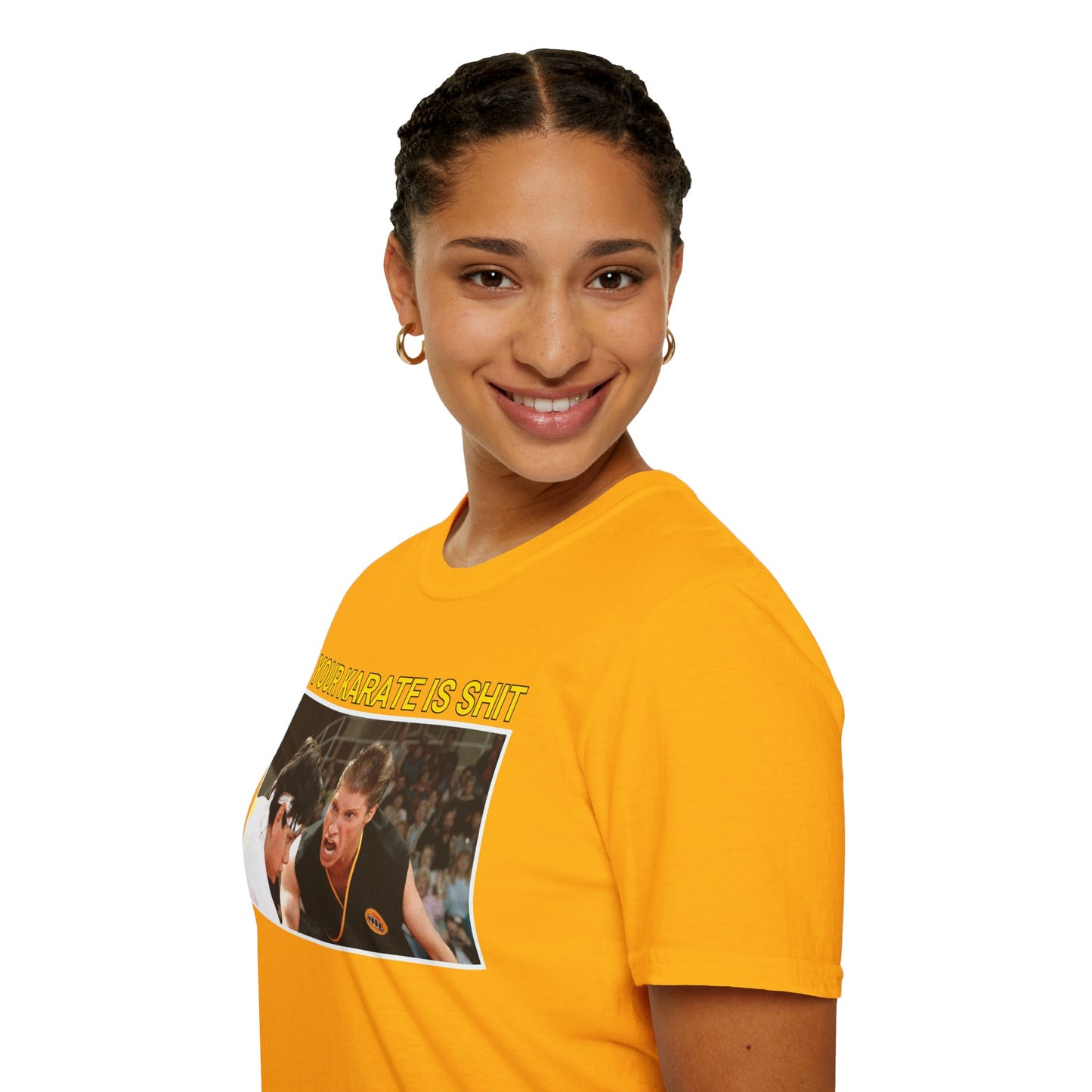 YOUR KARATE IS SHIT! Meme Unisex Softstyle T-Shirt