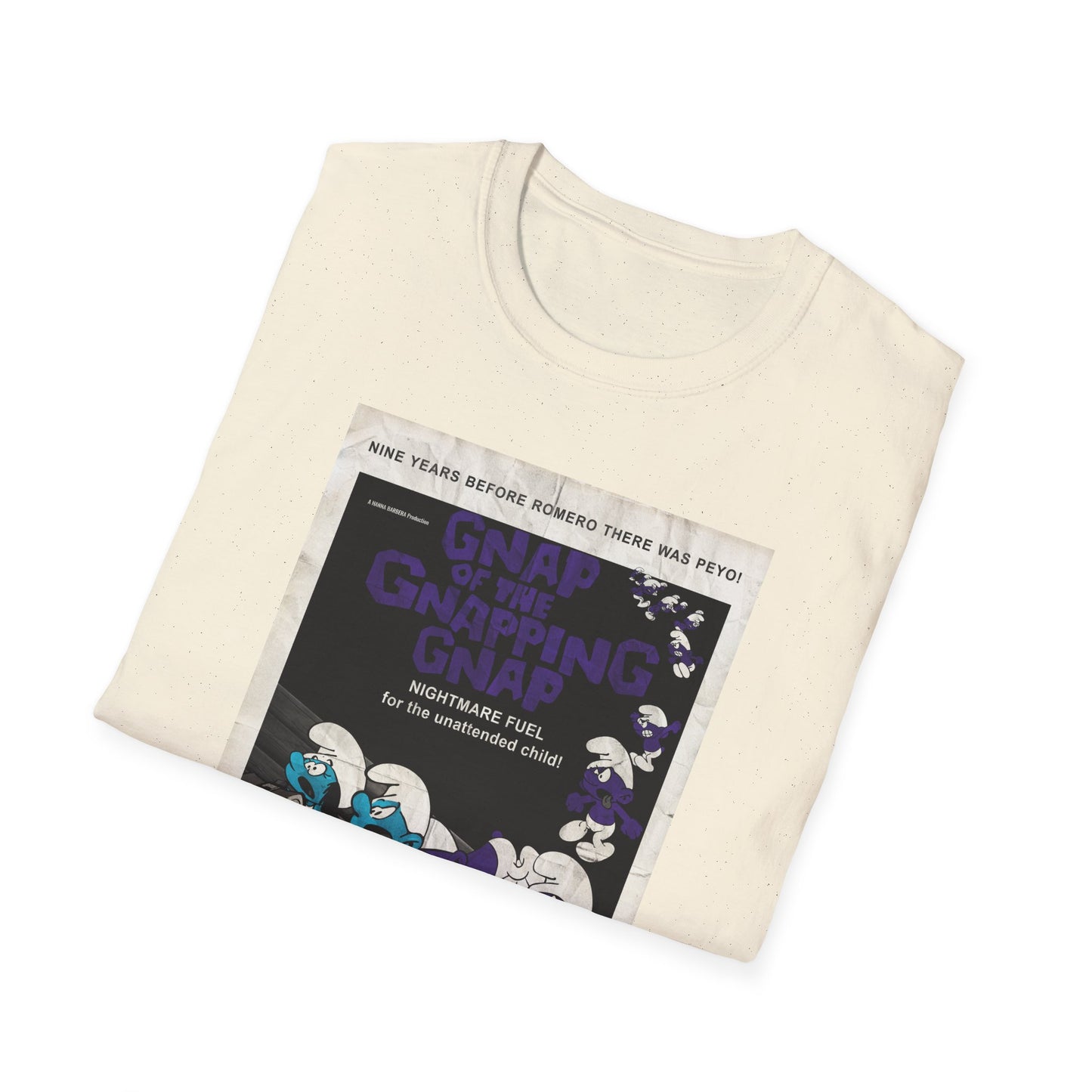 GNAP OF THE GNAPPING GNAP x Night of the Living Dead Poster (Vintage) Unisex Softstyle T-Shirt