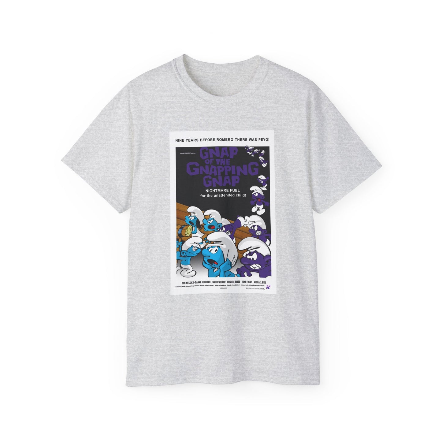 GNAP OF THE GNAPPING GNAP x Night of the Living Dead Poster (Full Color) Unisex Ultra Cotton Tee