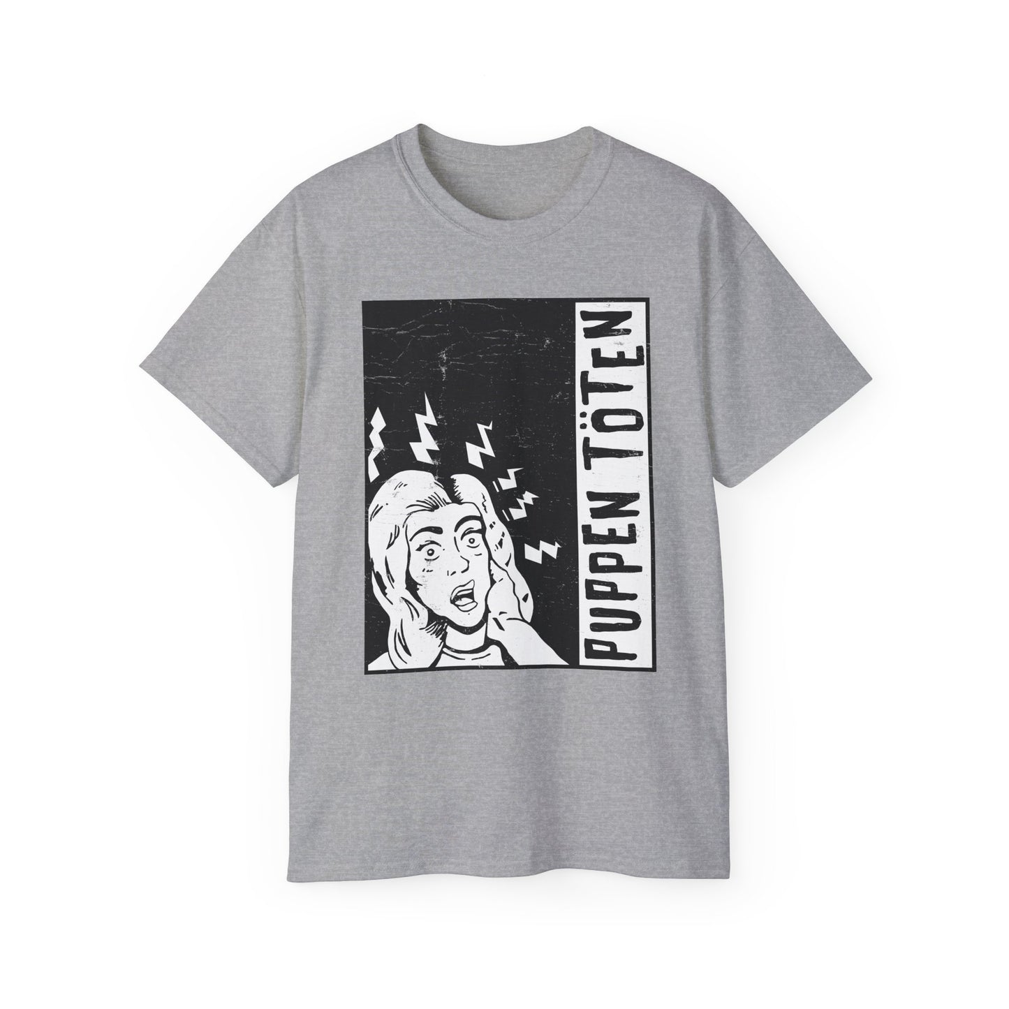 PUPPEN TÖTEN (‘Kill Dolls’) Punk Band | As Worn By Lila Pitts Distressed Unisex Tee
