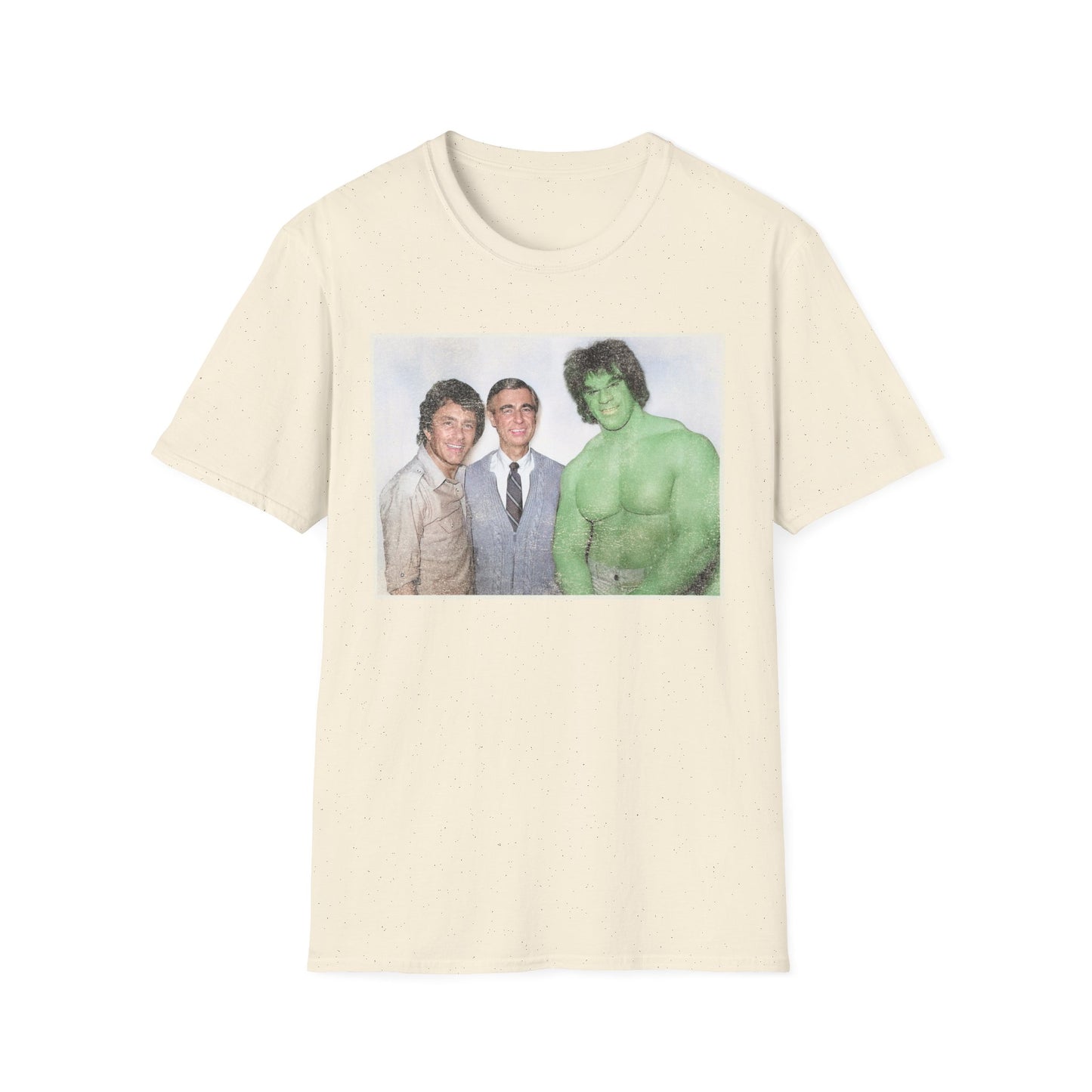 Kind Neighbor & The Green Giant 70s TV Legends Retro Distressed Unisex Softstyle T-Shirt