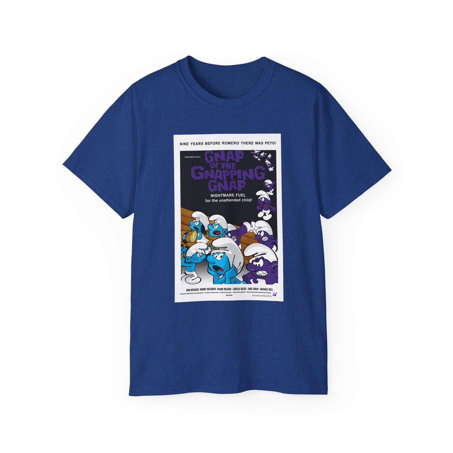 GNAP OF THE GNAPPING GNAP x Night of the Living Dead Poster (Full Color) Unisex Ultra Cotton Tee
