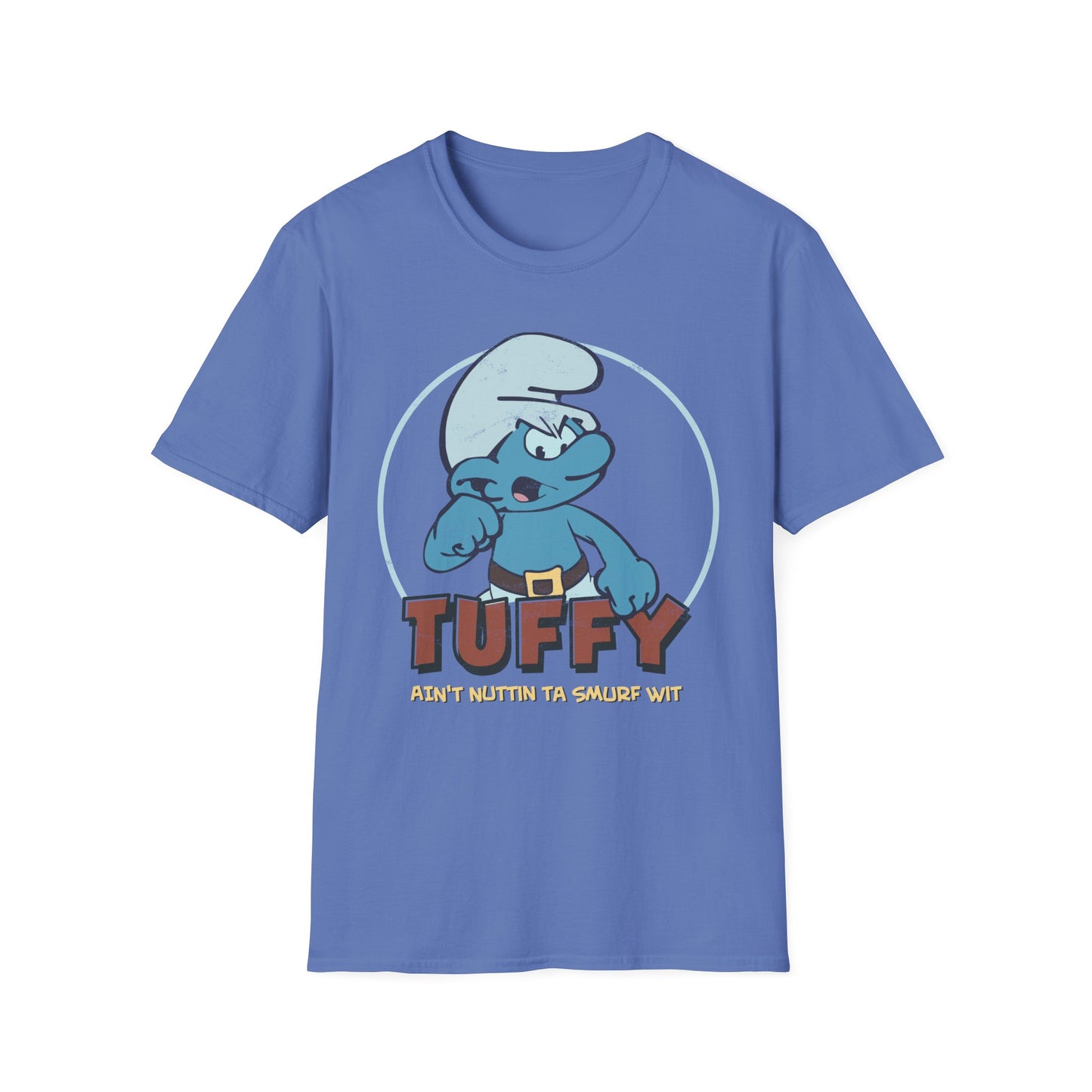 Tuffy Ain’t Nuttin Hip Hop Cartoon Parody Distressed Unisex Softstyle T-Shirt