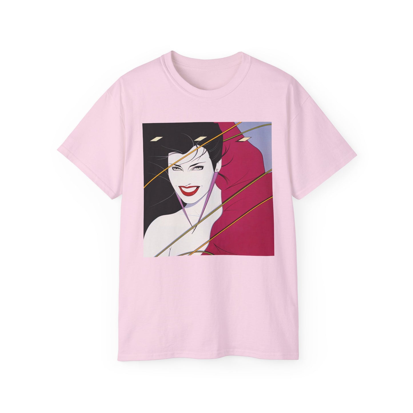 Rock-Inspired Opus 80s New Wave Glam Pop Art Cover Portrait Unisex Tee