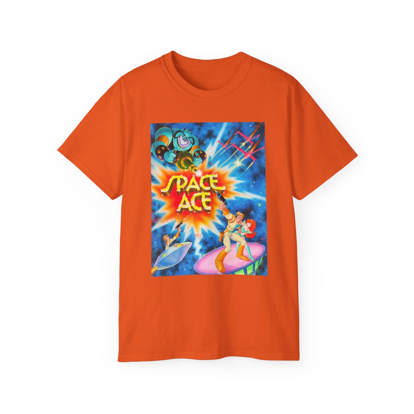 Space Ace, Kimberly & Commander Borf ’80s Arcade Cabinet Classic Unisex Tee