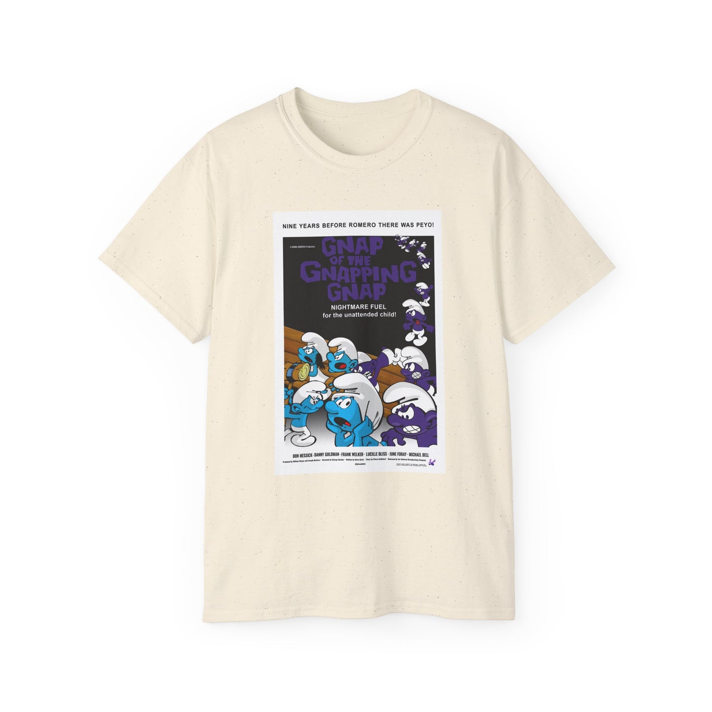 GNAP OF THE GNAPPING GNAP x Night of the Living Dead Poster (Full Color) Unisex Ultra Cotton Tee
