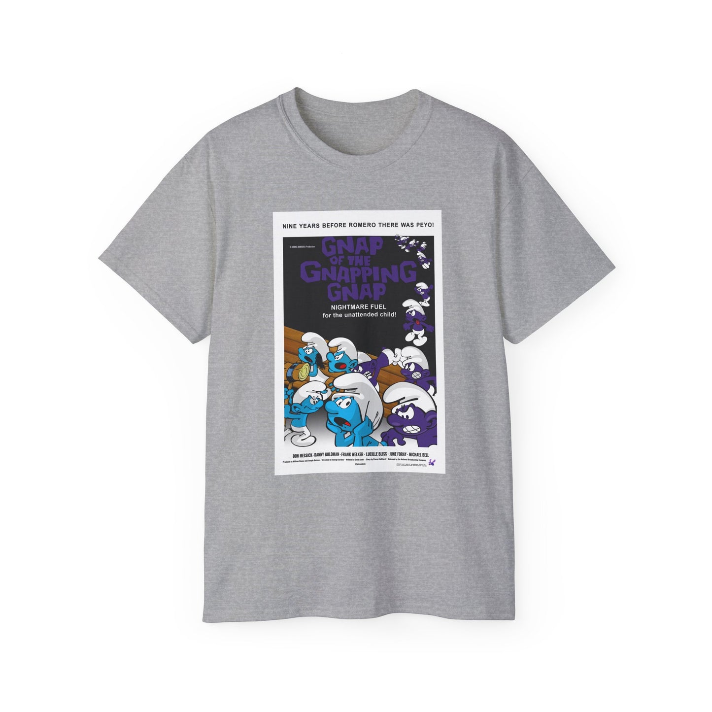 GNAP OF THE GNAPPING GNAP x Night of the Living Dead Poster (Full Color) Unisex Ultra Cotton Tee