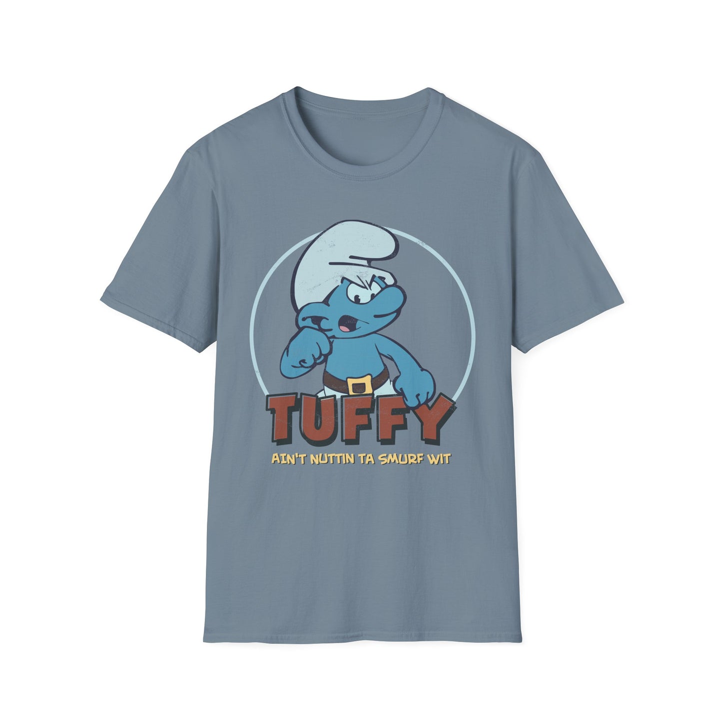 Tuffy Ain’t Nuttin Hip Hop Cartoon Parody Distressed Unisex Softstyle T-Shirt