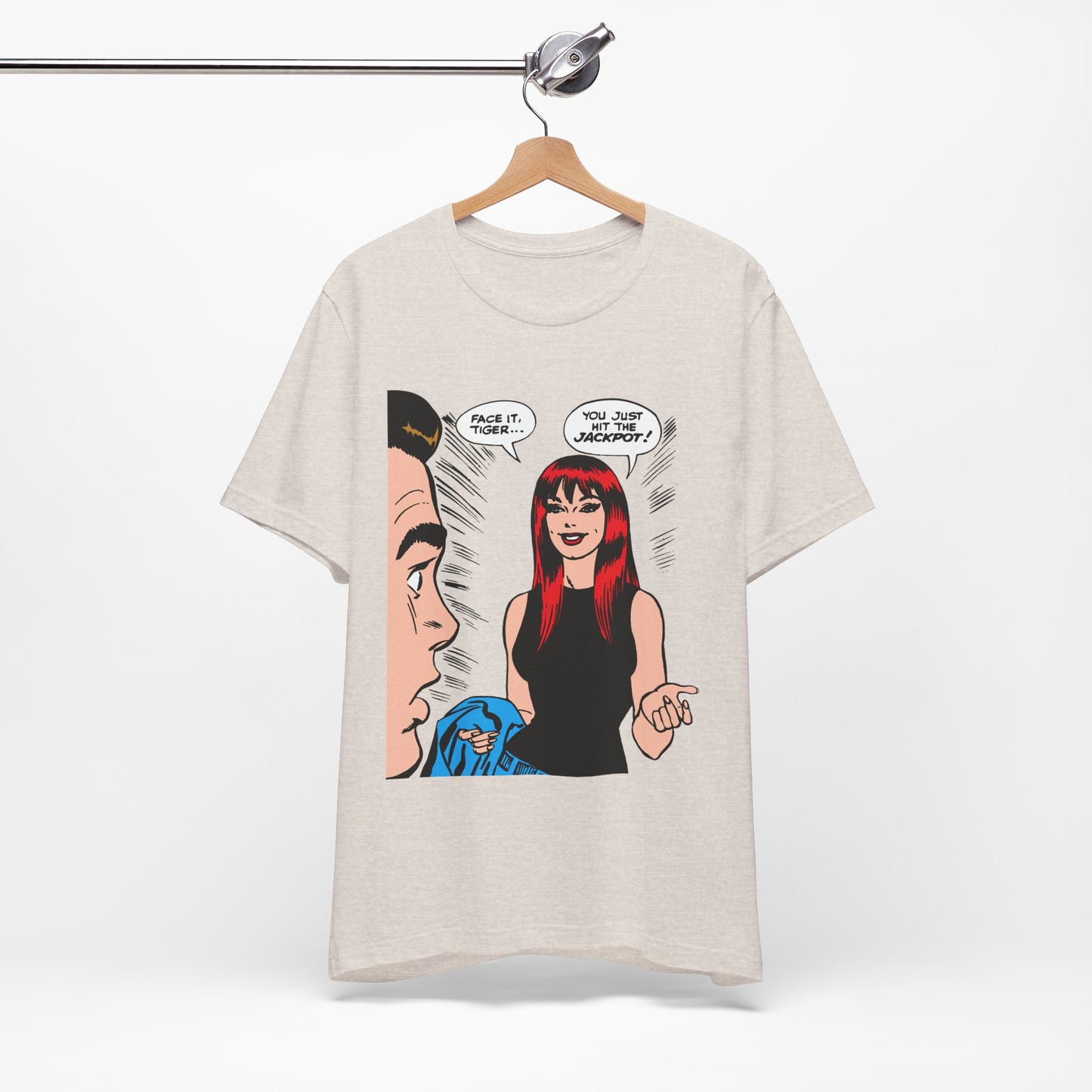Face It, Tiger... Pop Art Color Panel Unisex Jersey Tee
