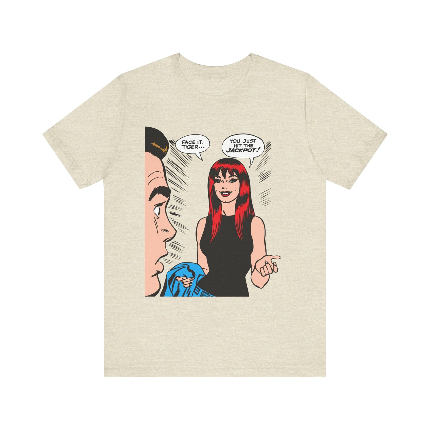 Face It, Tiger... Pop Art Color Panel Unisex Jersey Tee