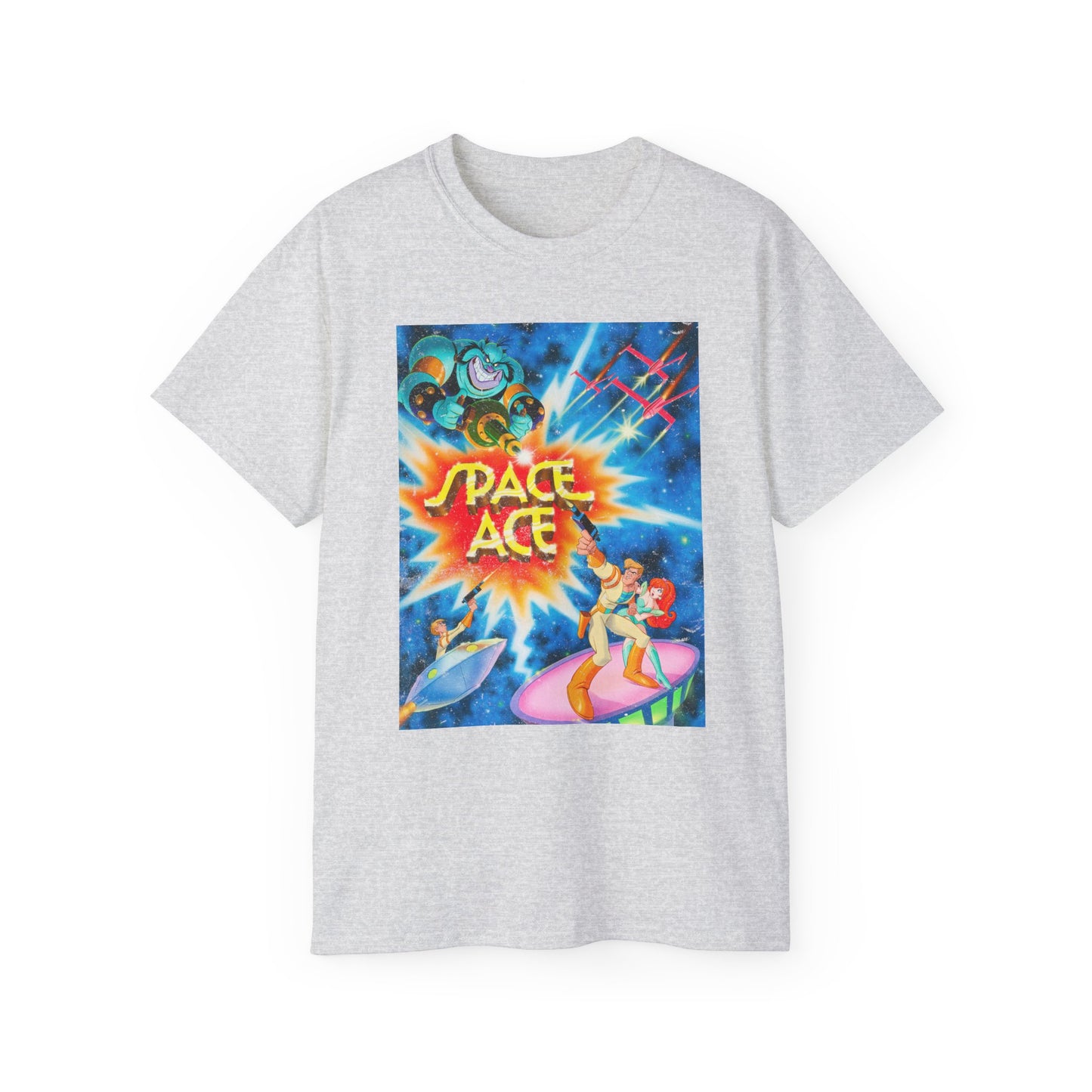 Space Ace, Kimberly & Commander Borf ’80s Arcade Cabinet Classic Unisex Tee