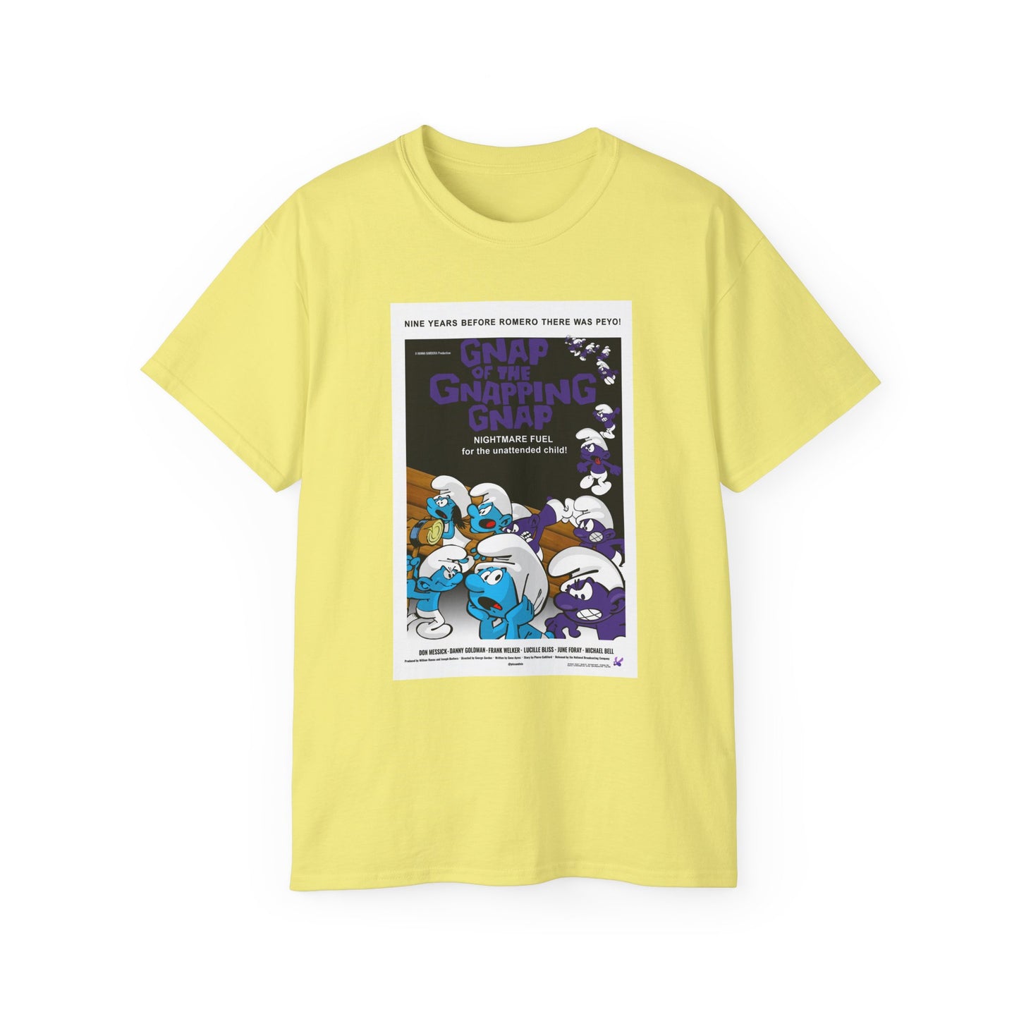 GNAP OF THE GNAPPING GNAP x Night of the Living Dead Poster (Full Color) Unisex Ultra Cotton Tee