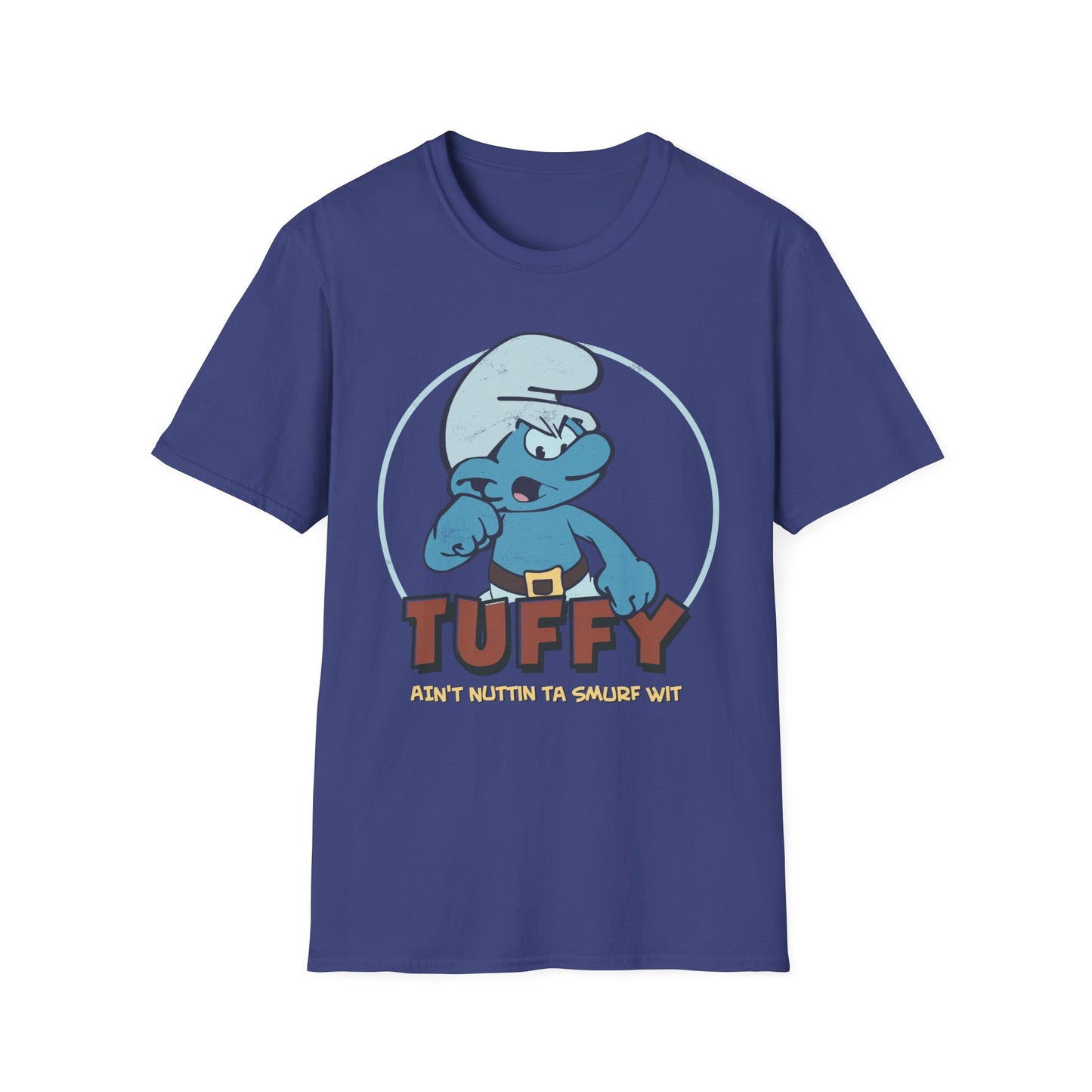 Tuffy Ain’t Nuttin Hip Hop Cartoon Parody Distressed Unisex Softstyle T-Shirt