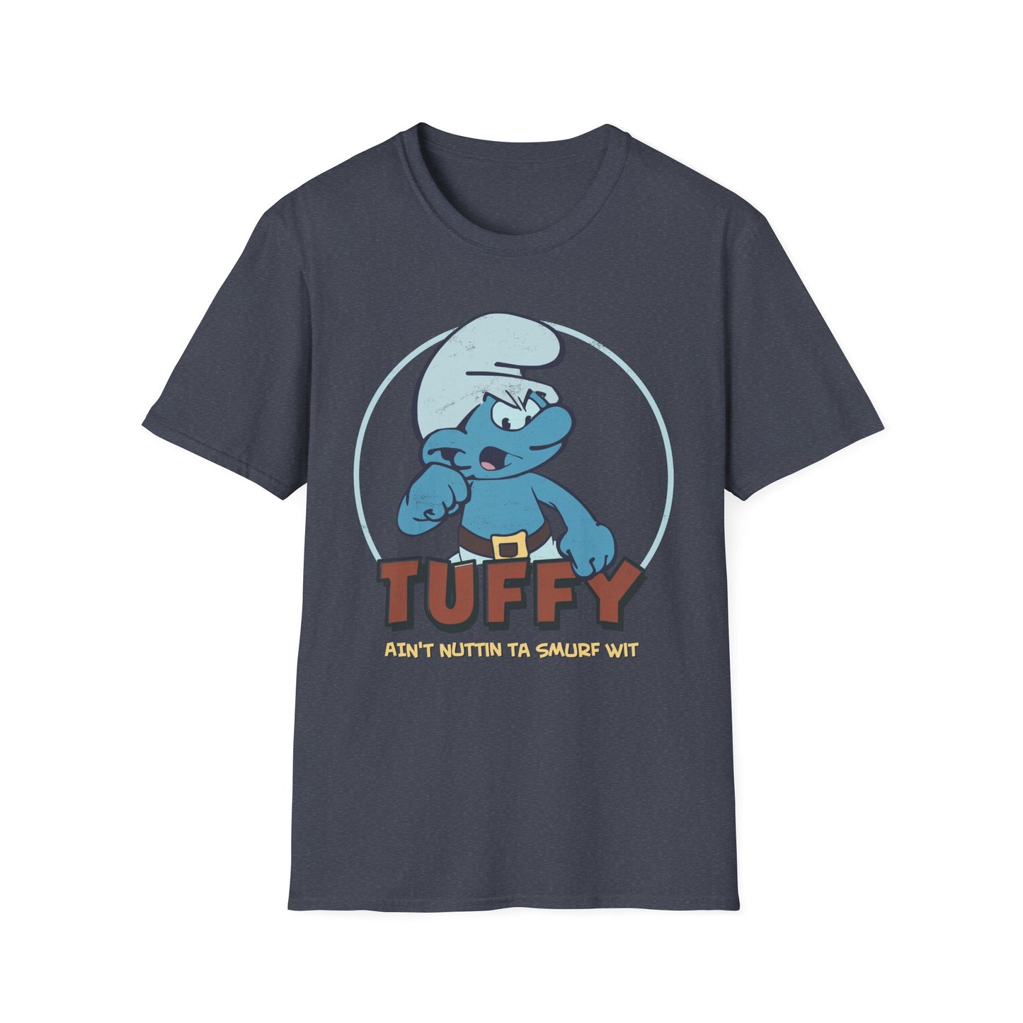 Tuffy Ain’t Nuttin Hip Hop Cartoon Parody Distressed Unisex Softstyle T-Shirt