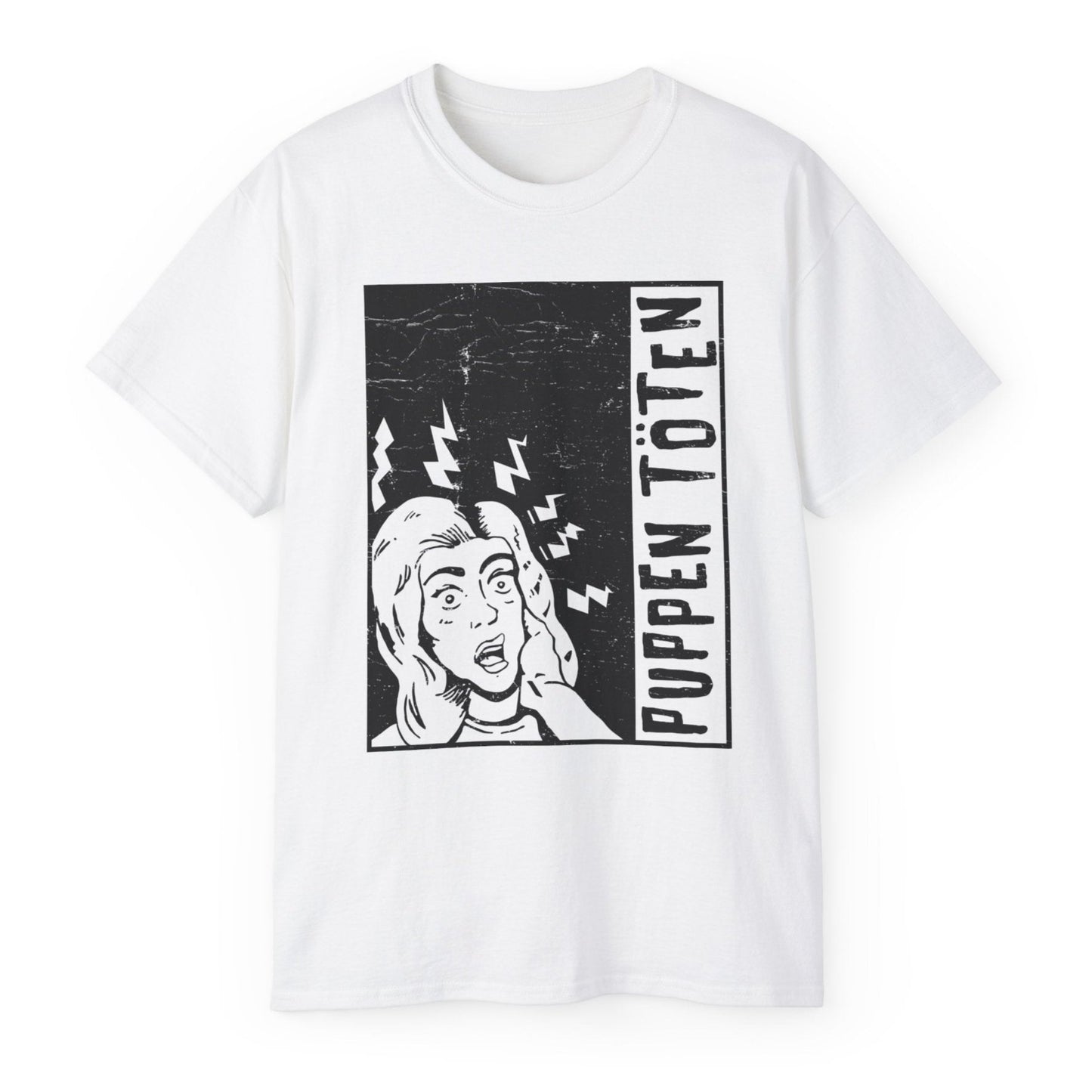 PUPPEN TÖTEN (‘Kill Dolls’) Punk Band | As Worn By Lila Pitts Distressed Unisex Tee