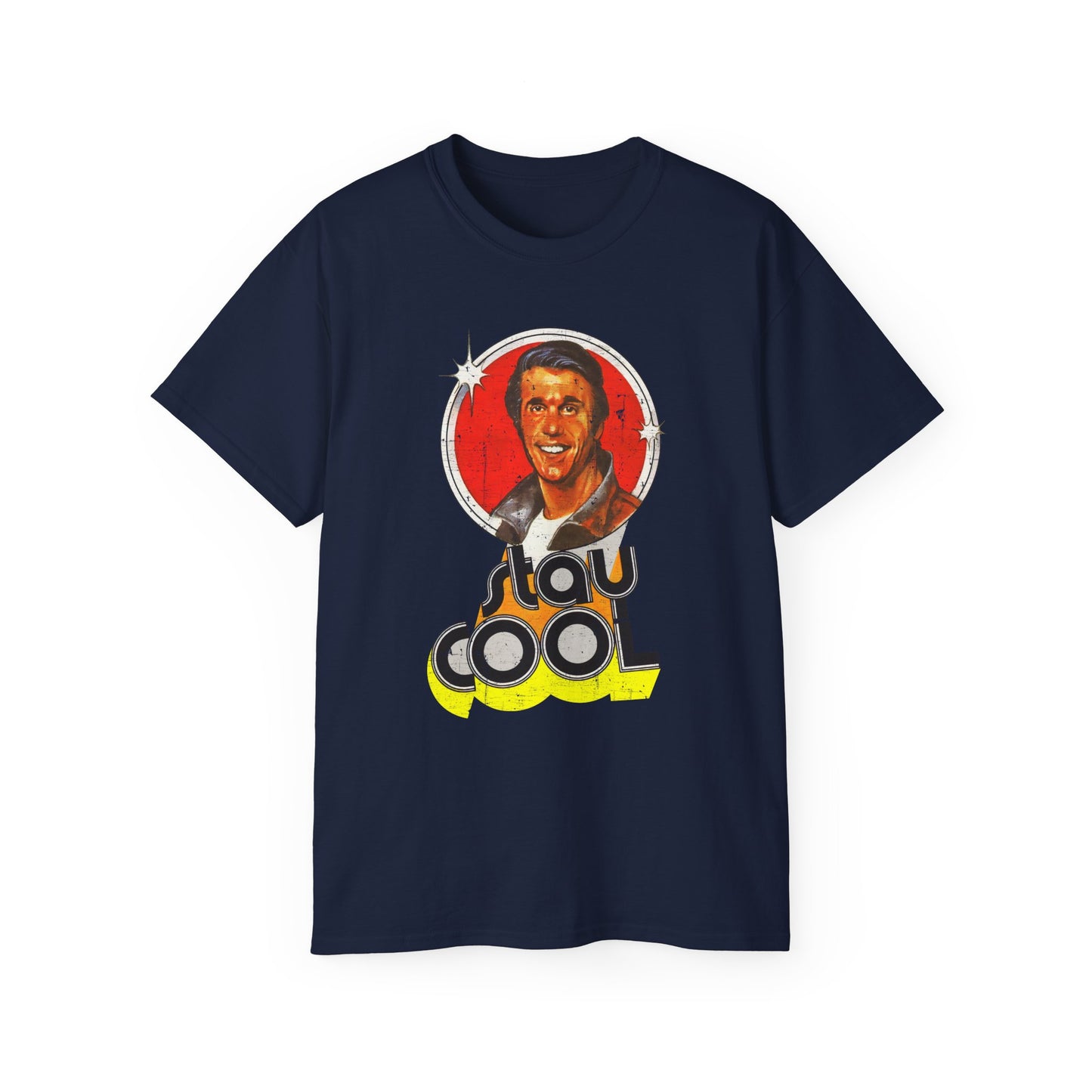 Stay Cool 70s TV Retro Distressed Unisex Tee