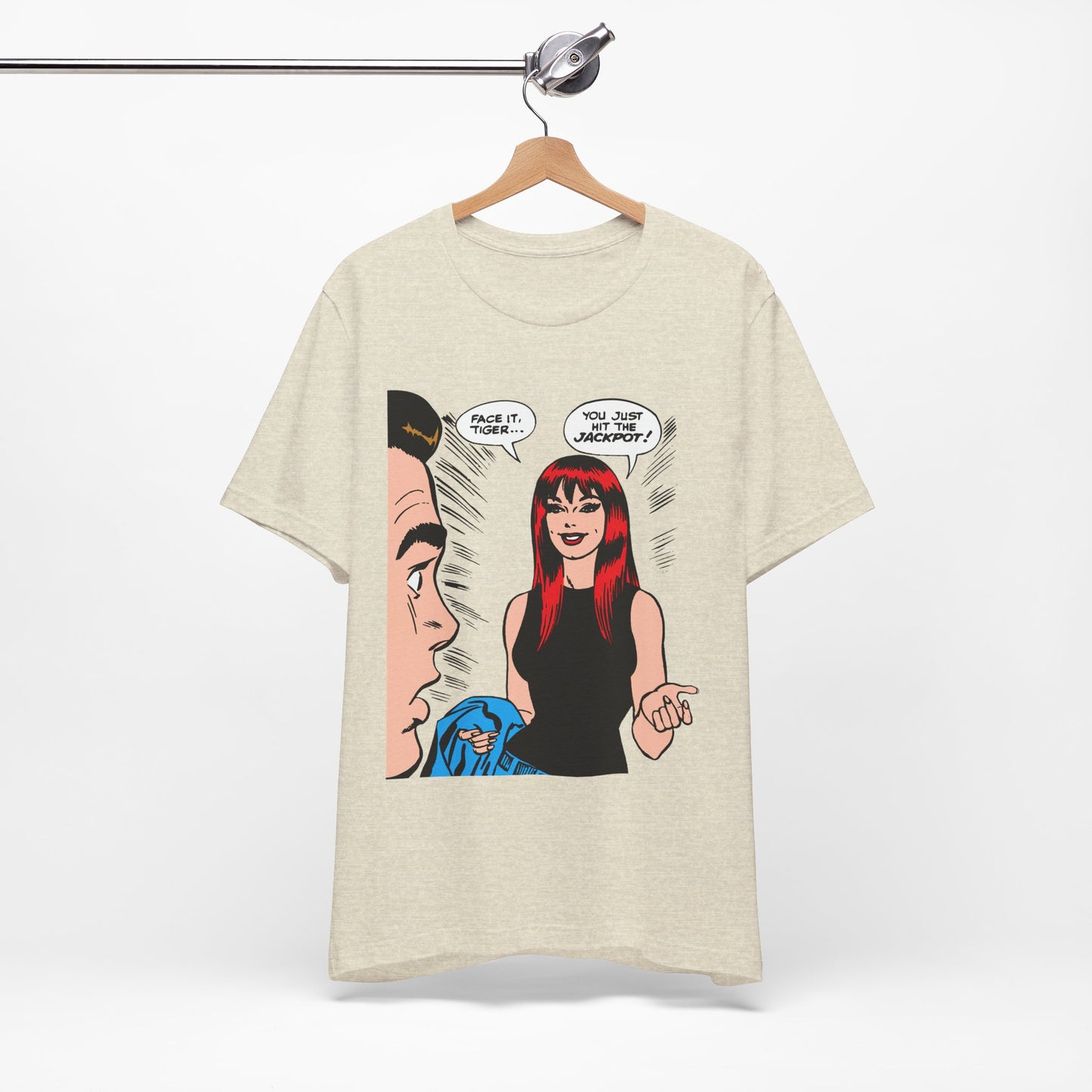 Face It, Tiger... Pop Art Color Panel Unisex Jersey Tee