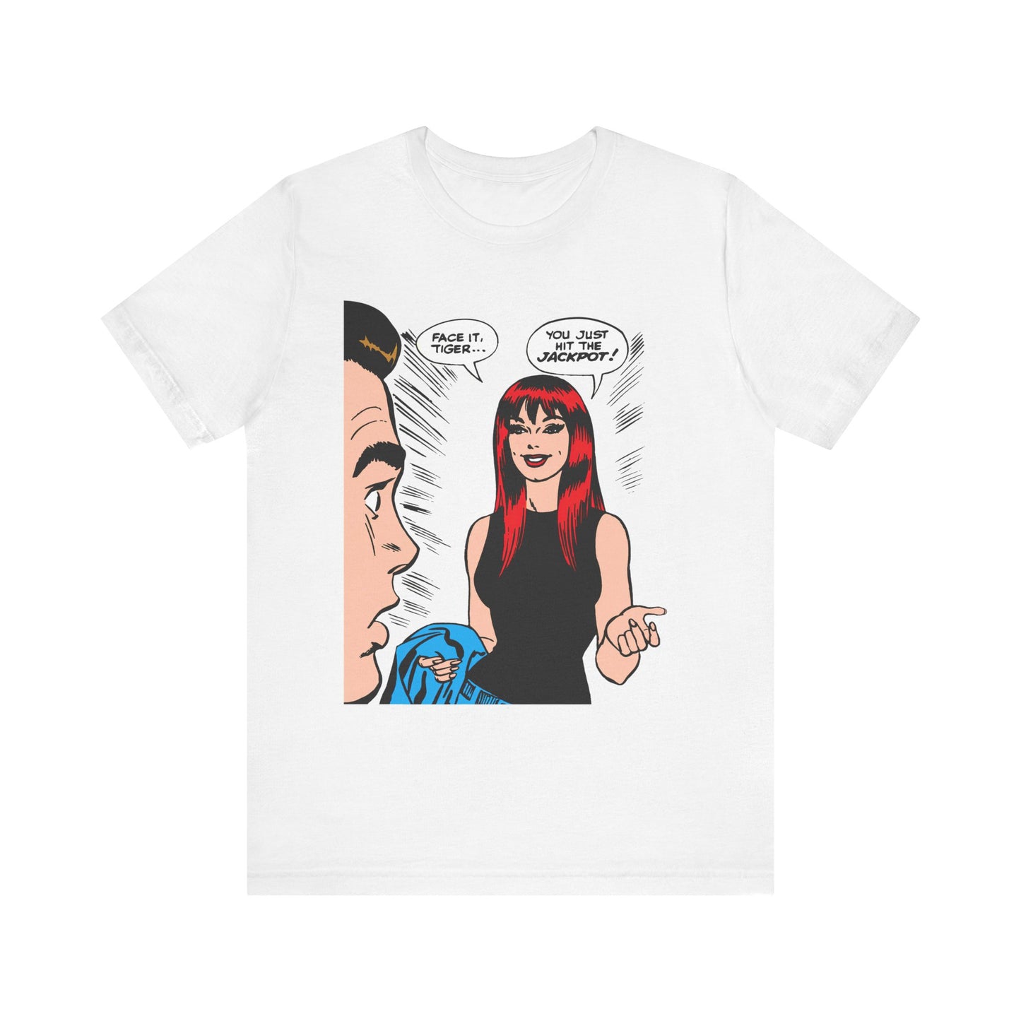 Face It, Tiger... Pop Art Color Panel Unisex Jersey Tee