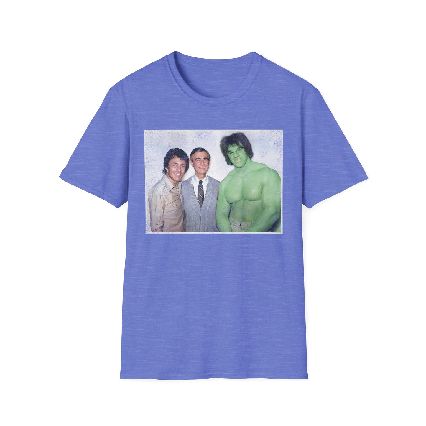 Kind Neighbor & The Green Giant 70s TV Legends Retro Distressed Unisex Softstyle T-Shirt