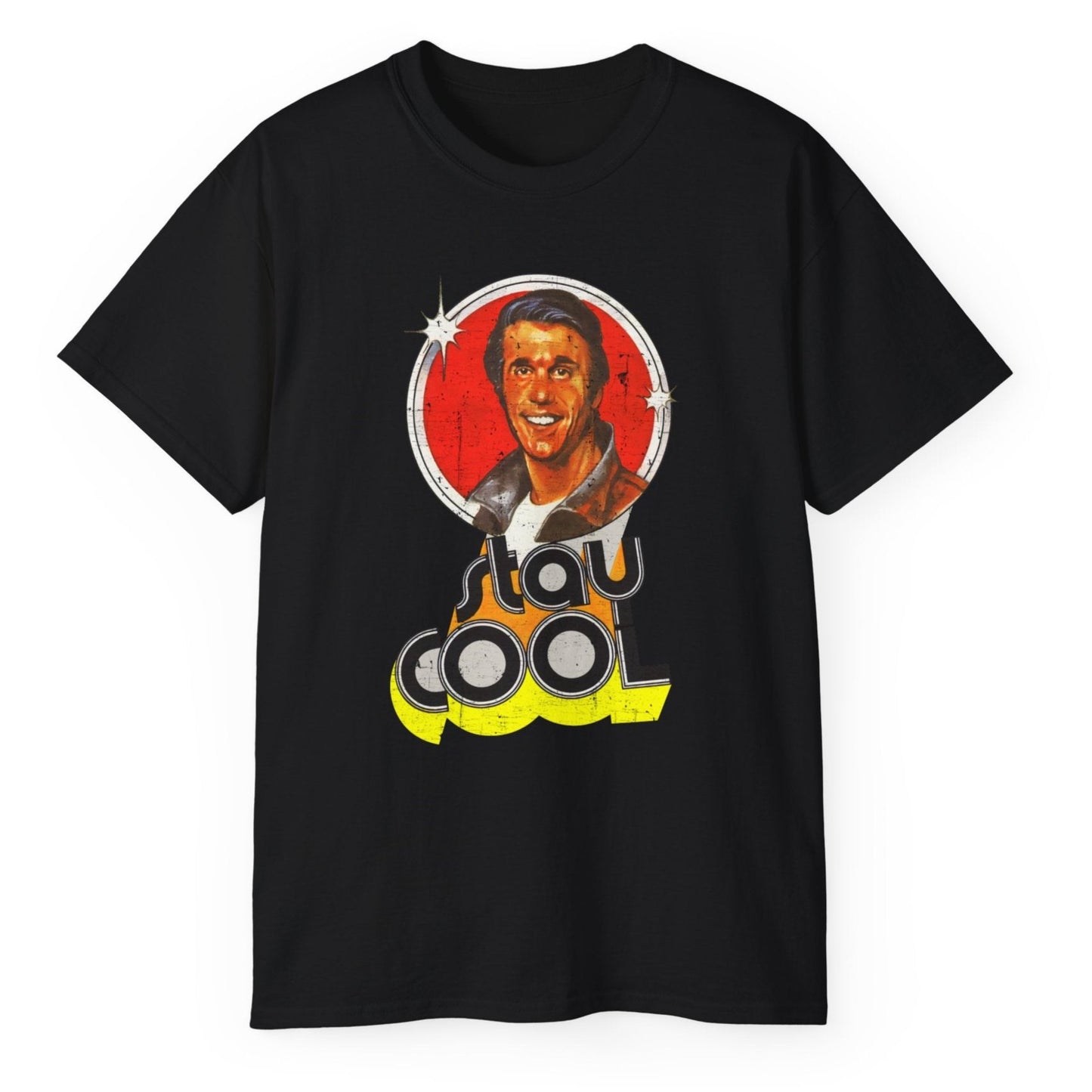 Stay Cool 70s TV Retro Distressed Unisex Tee