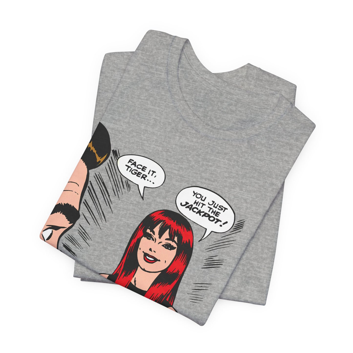 Face It, Tiger... Pop Art Color Panel Unisex Jersey Tee