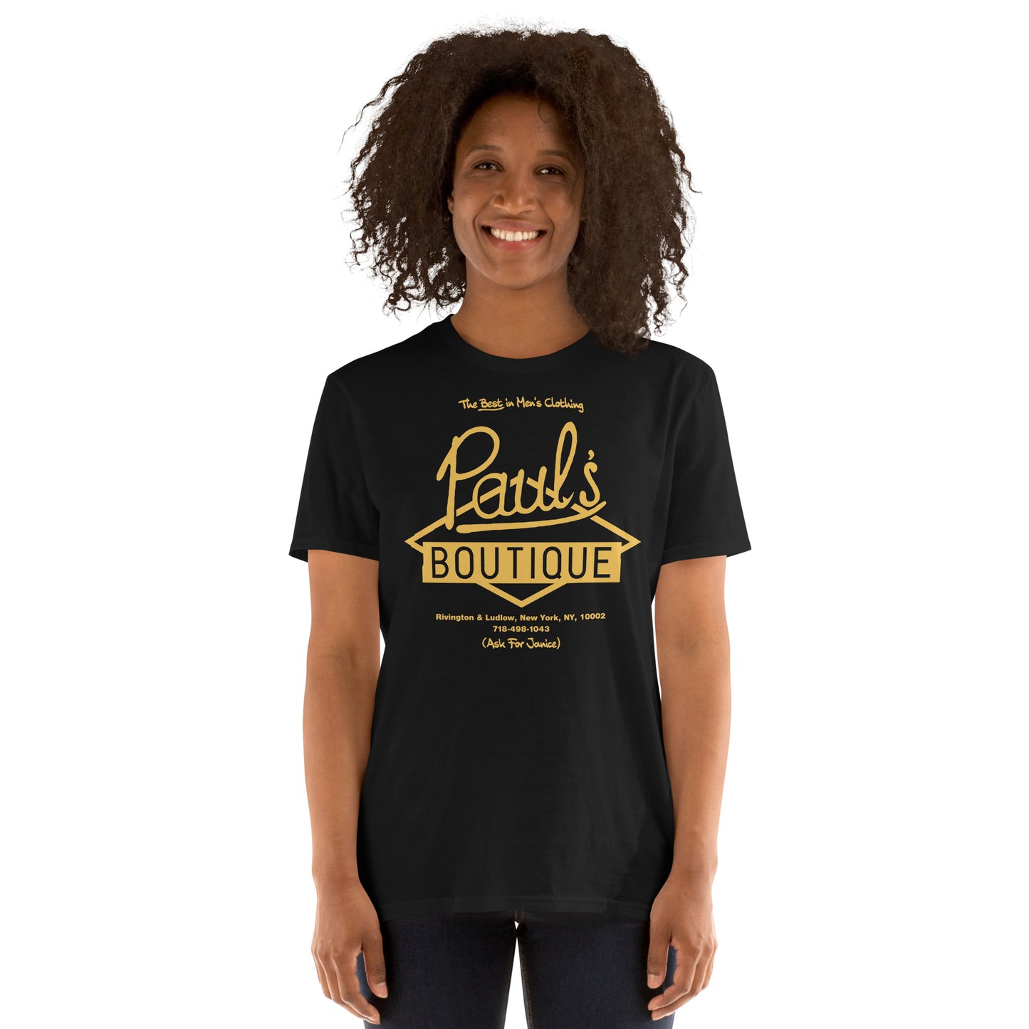 Paul’s Boutique “The Best in Men’s Clothing” Diamond Logo (Gold) Softstyle Tee