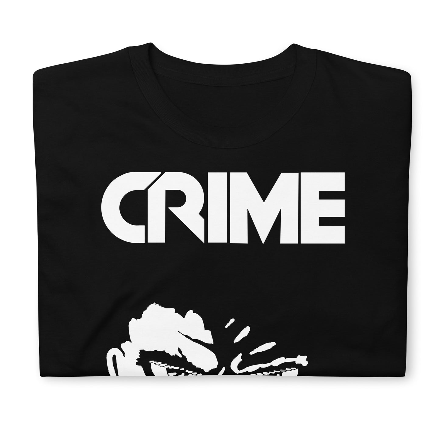 CRIME Raw 70s Punk Face | Softstyle Unisex Rebel Shirt