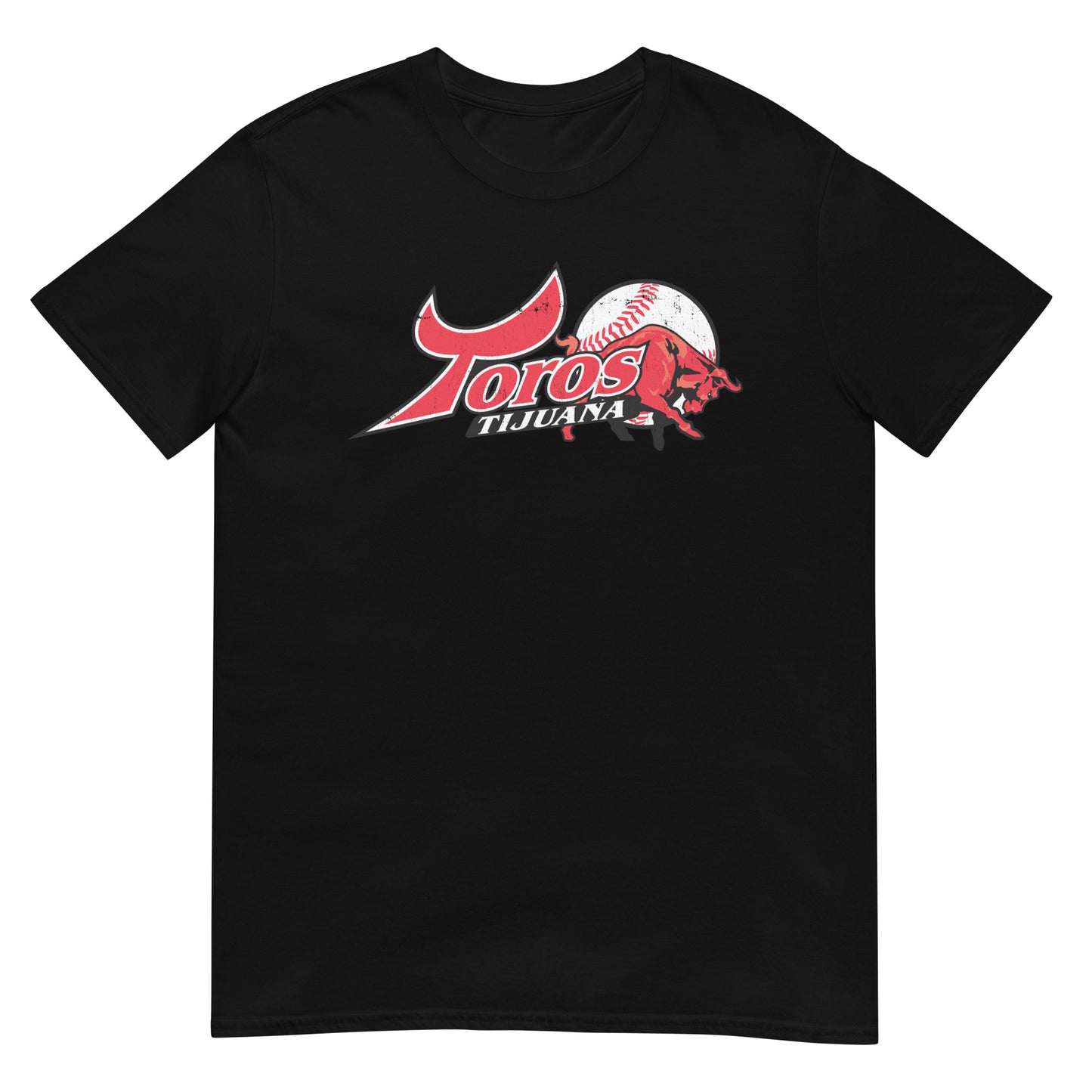 Toros de Tijuana Baseball Team Distressed Logo Softstyle Unisex T-Shirt