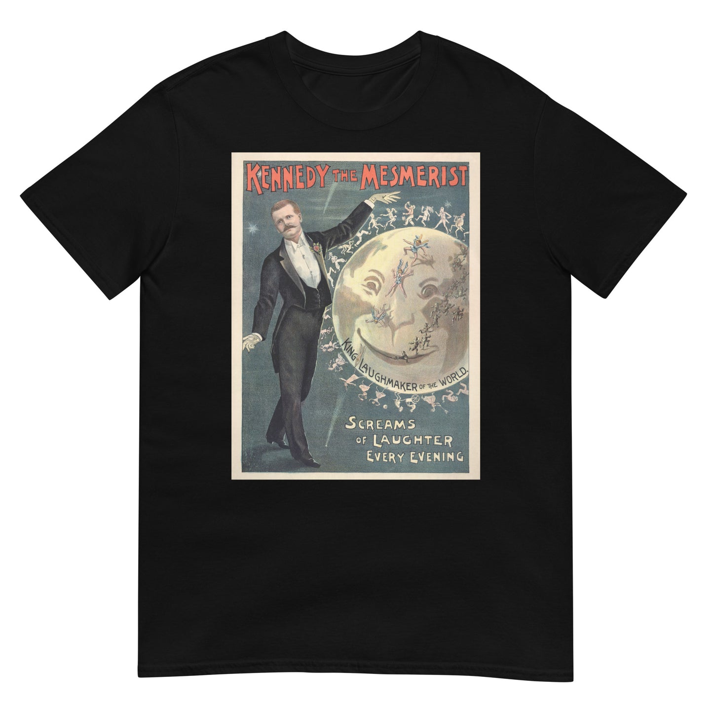 Kennedy the Mesmerist Victorian Magic Hypnotist Poster Softstyle Unisex Tee