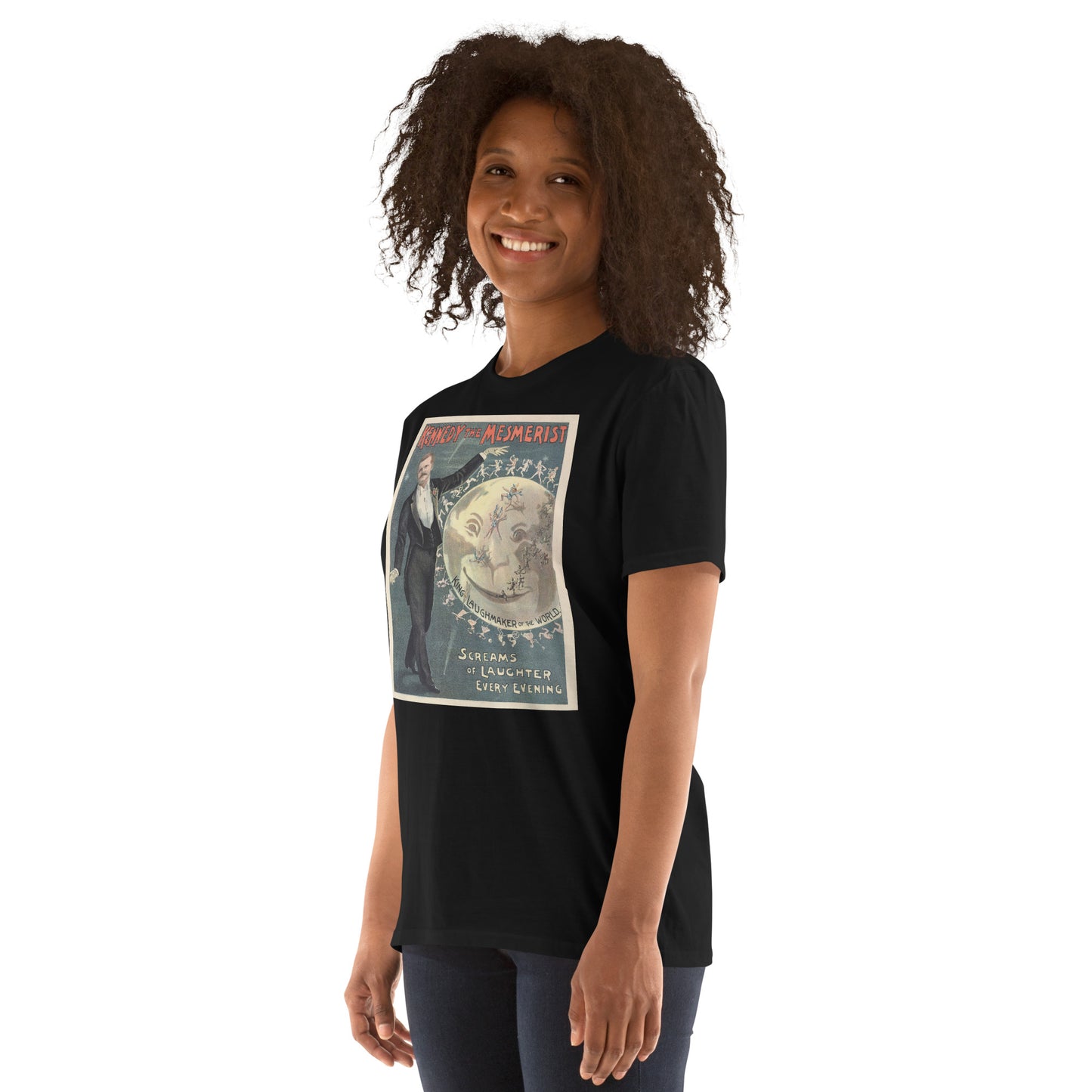 Kennedy the Mesmerist Victorian Magic Hypnotist Poster Softstyle Unisex Tee