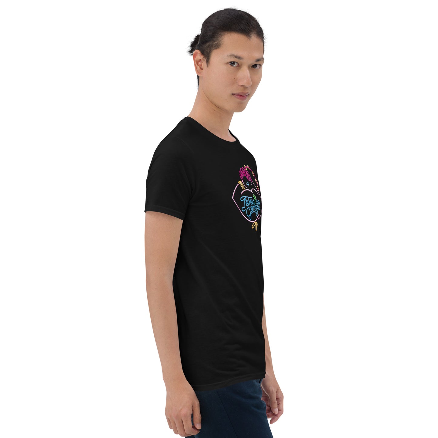 PARADISE GARAGE Neon Disco T-Shirt | Retro Dance Club Graphic Unisex T-Shirt