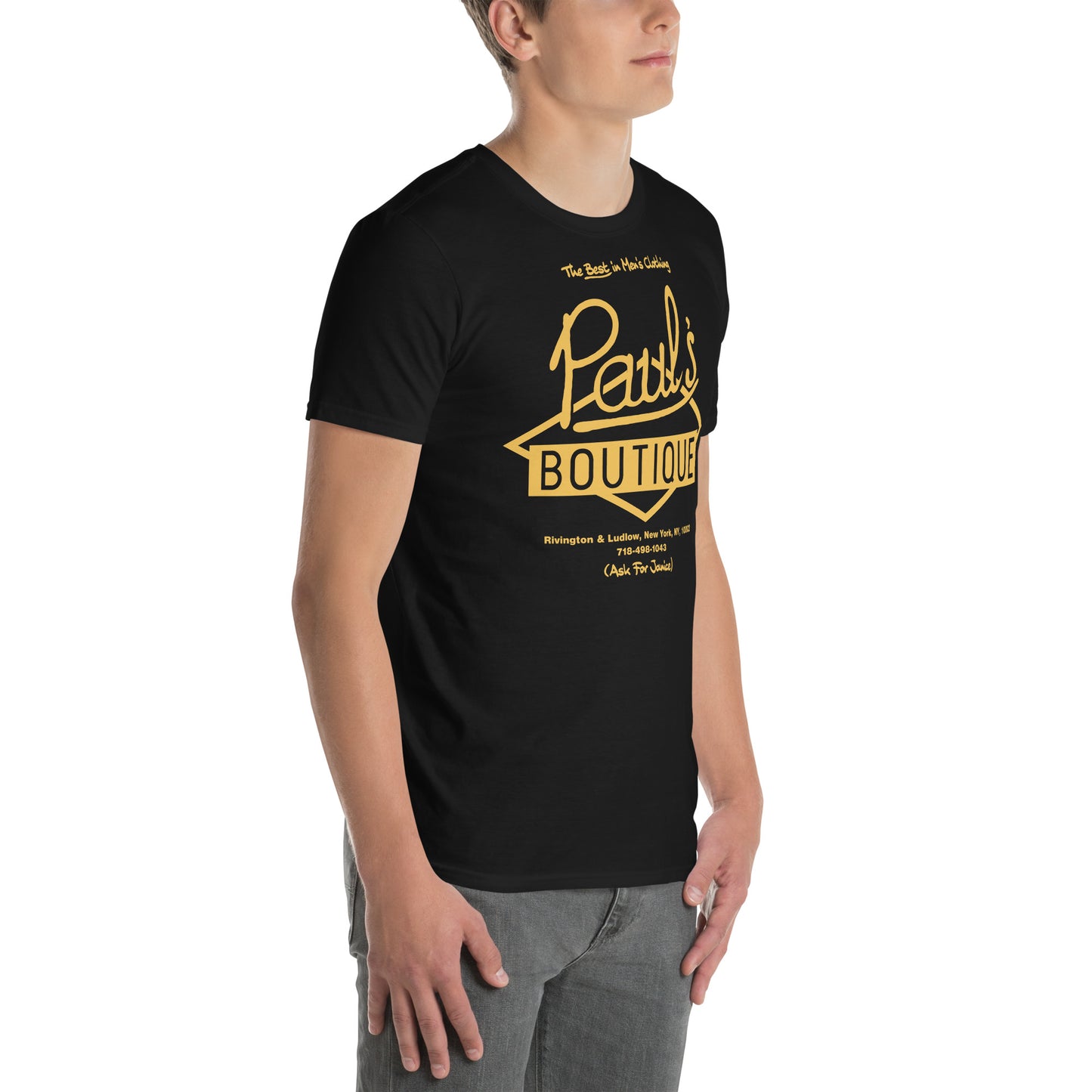 Paul’s Boutique “The Best in Men’s Clothing” Diamond Logo (Gold) Softstyle Tee