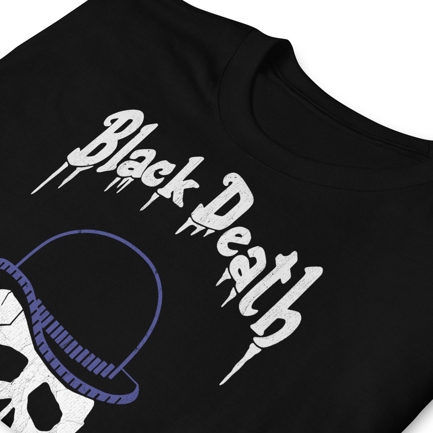 BD London Dry Gin Bowler Skull | Distressed Softstyle Unisex T-Shirt