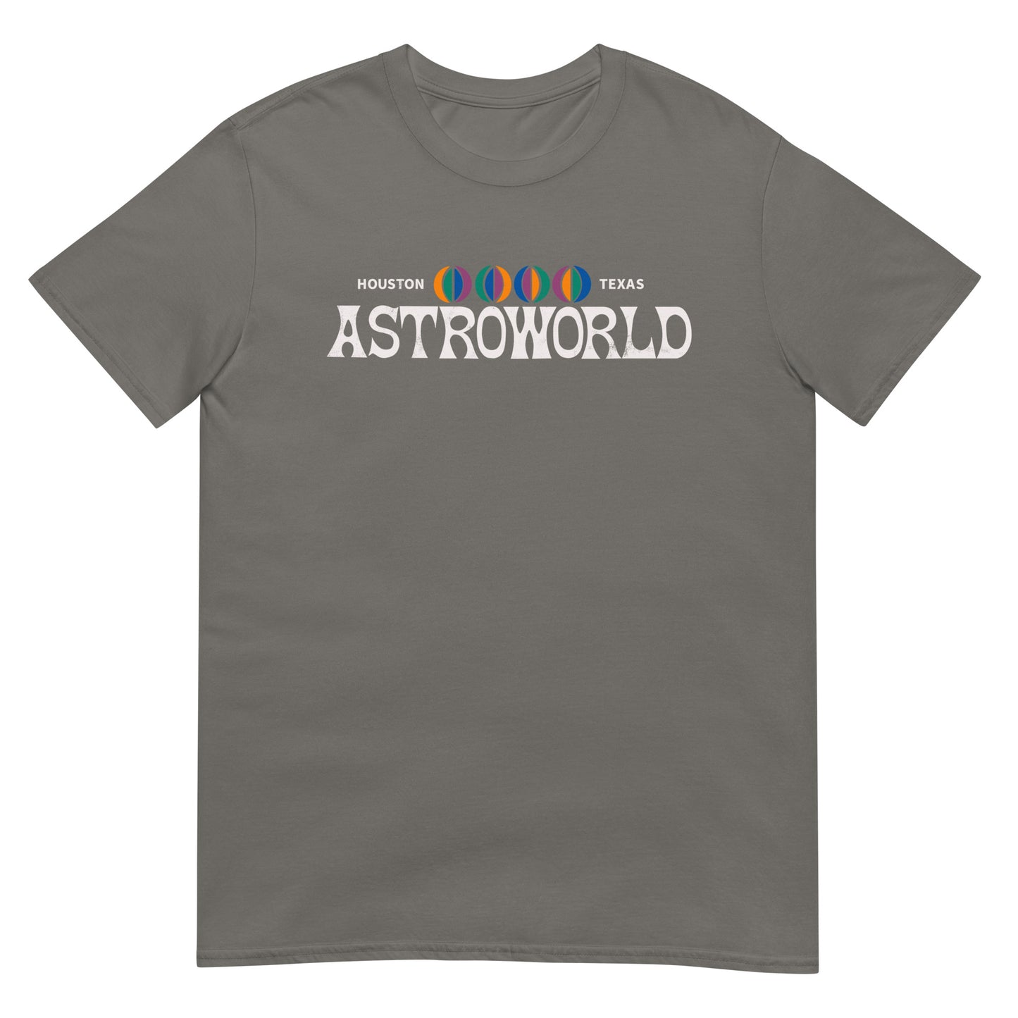 Houston Texas Defunct Theme Park Retro Logo Distressed Softstyle Unisex Tee