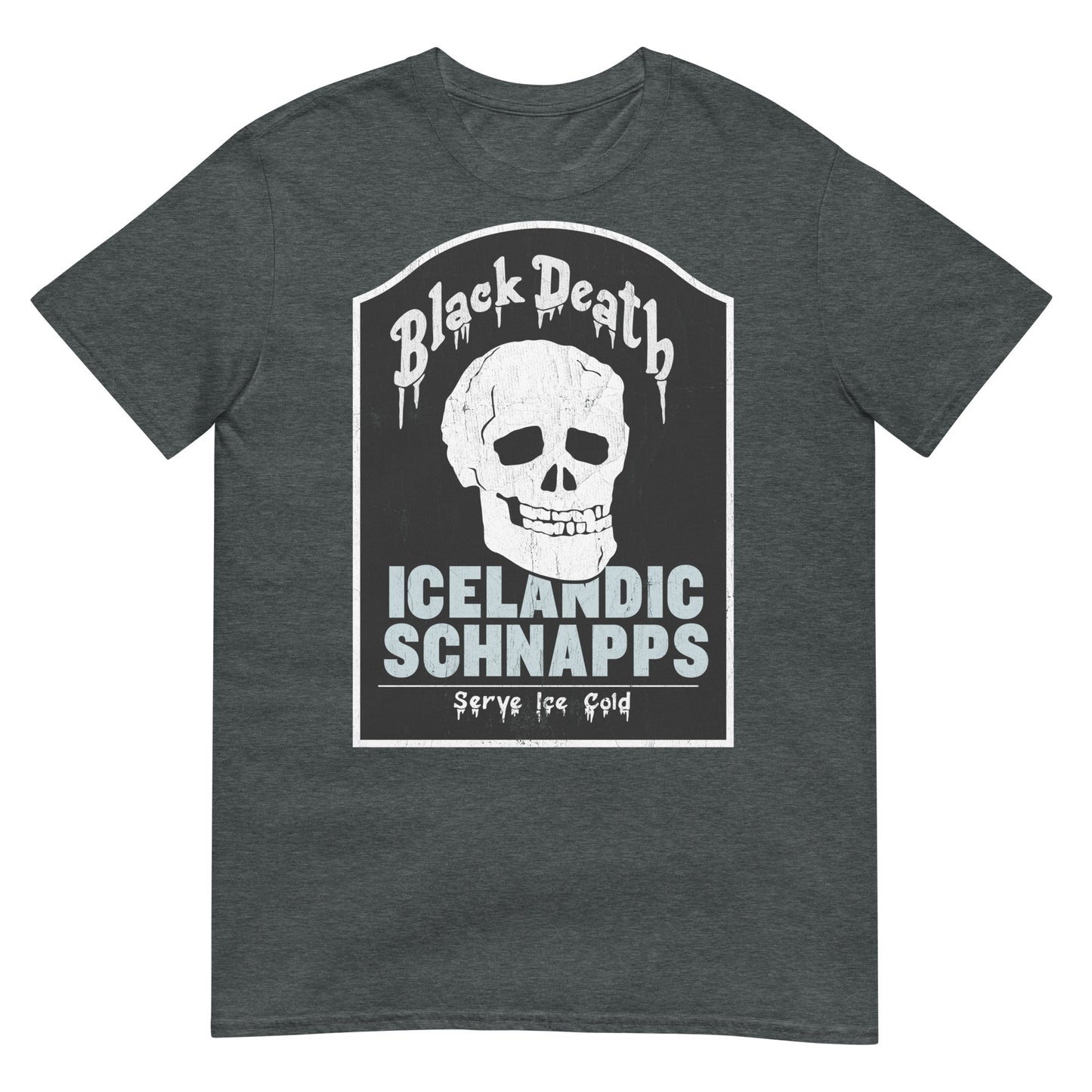 BD Icelandic Schnapps Tombstone Distressed Softstyle Unisex T-Shirt