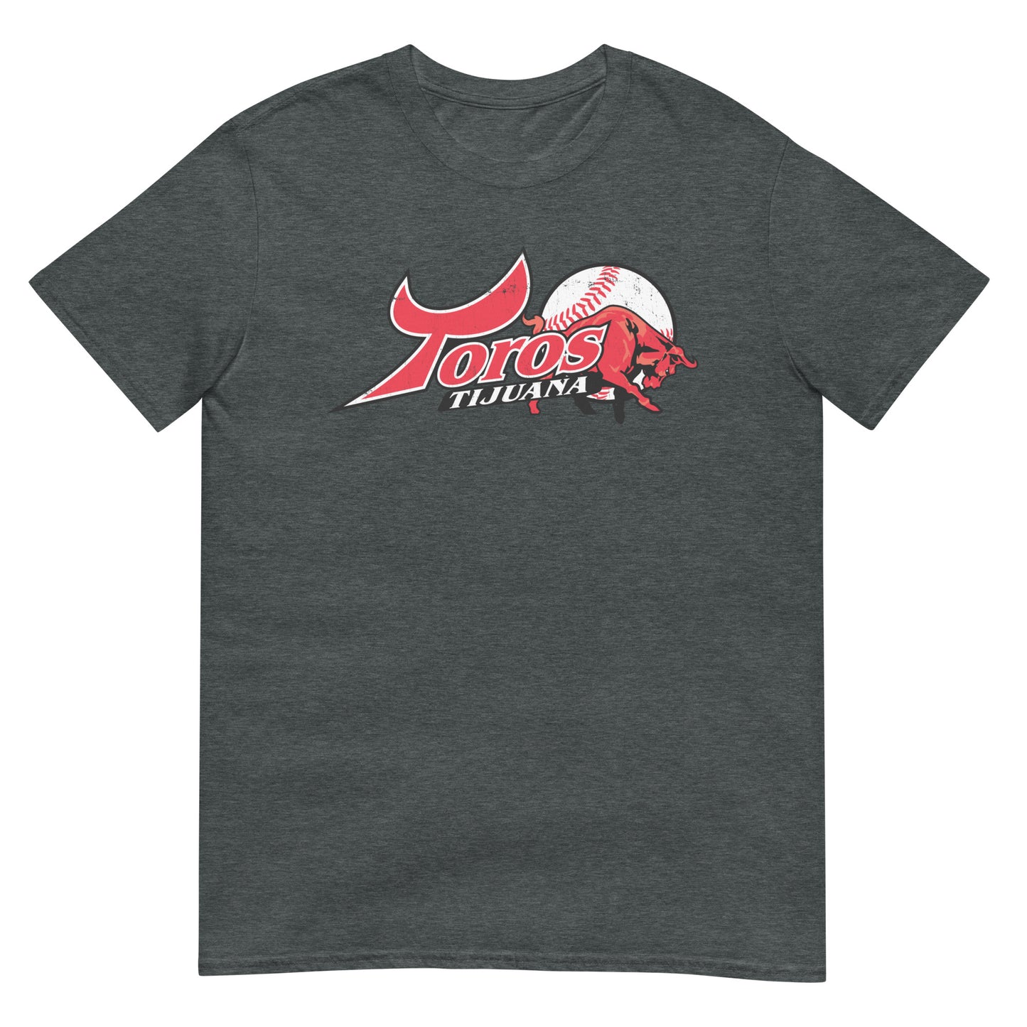 Toros de Tijuana Baseball Team Distressed Logo Softstyle Unisex T-Shirt