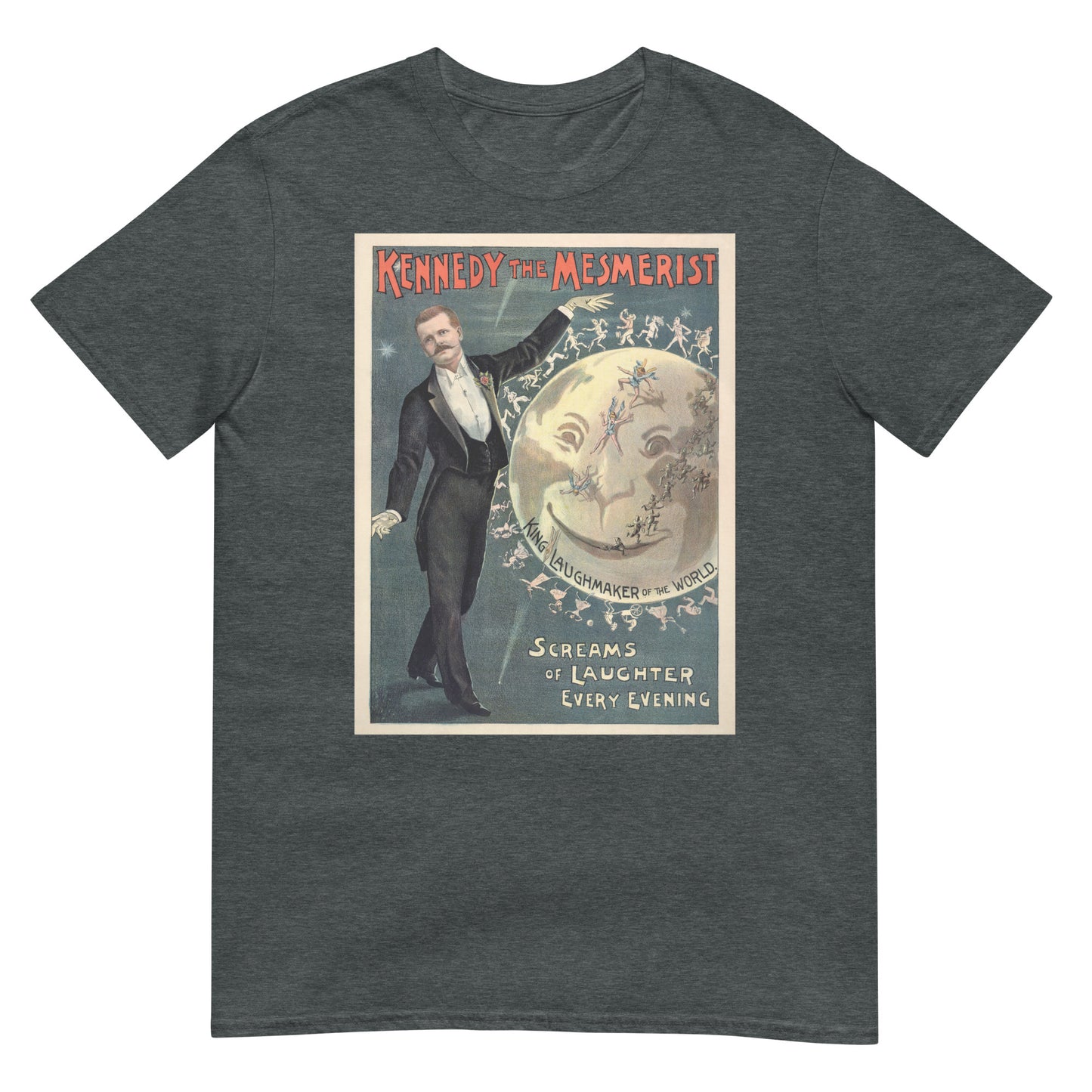 Kennedy the Mesmerist Victorian Magic Hypnotist Poster Softstyle Unisex Tee